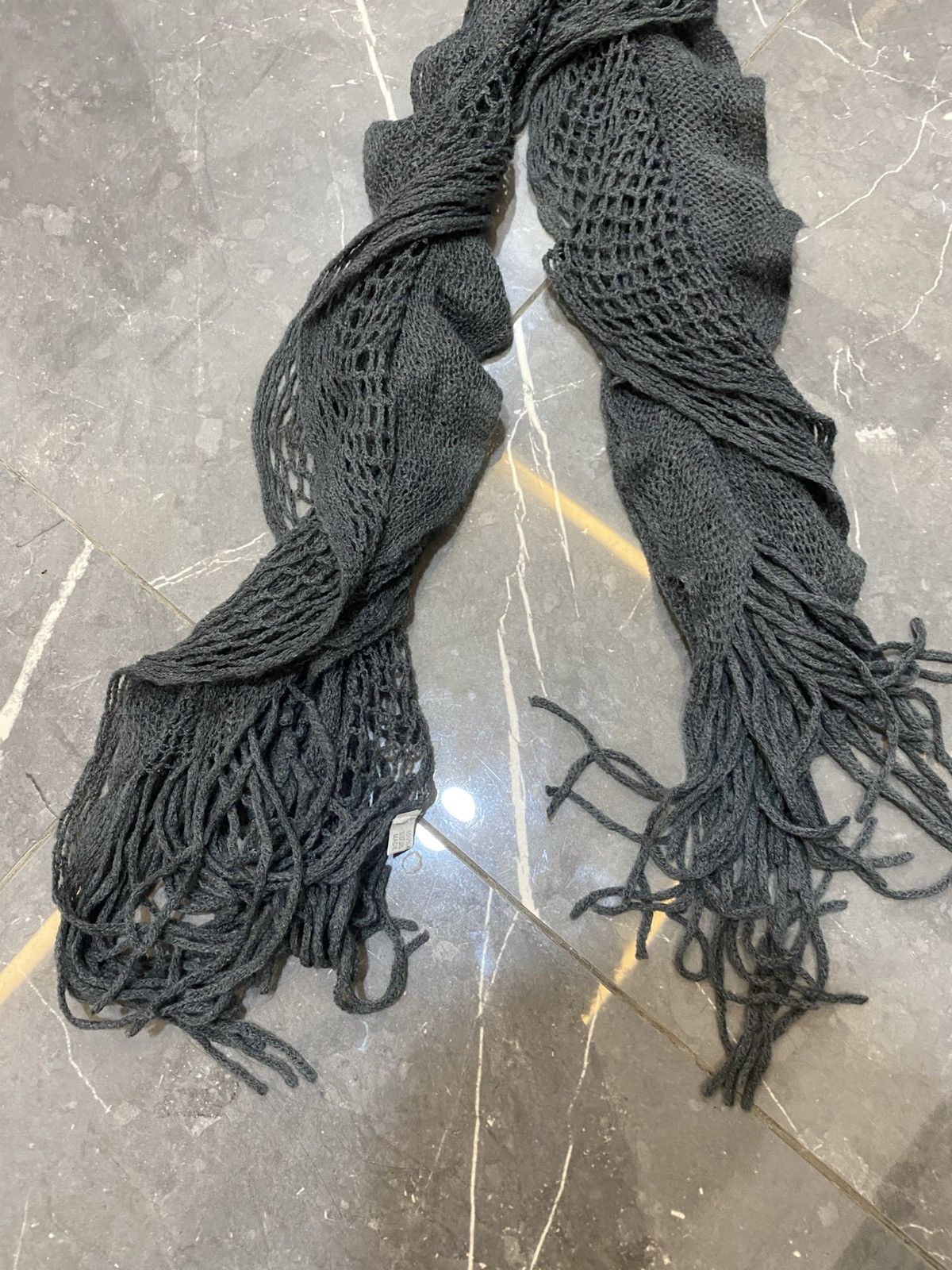 If Six Was Nine Japanese scarf long knitted kmrii goa avantgarde Size ONE SIZE - 6 Thumbnail