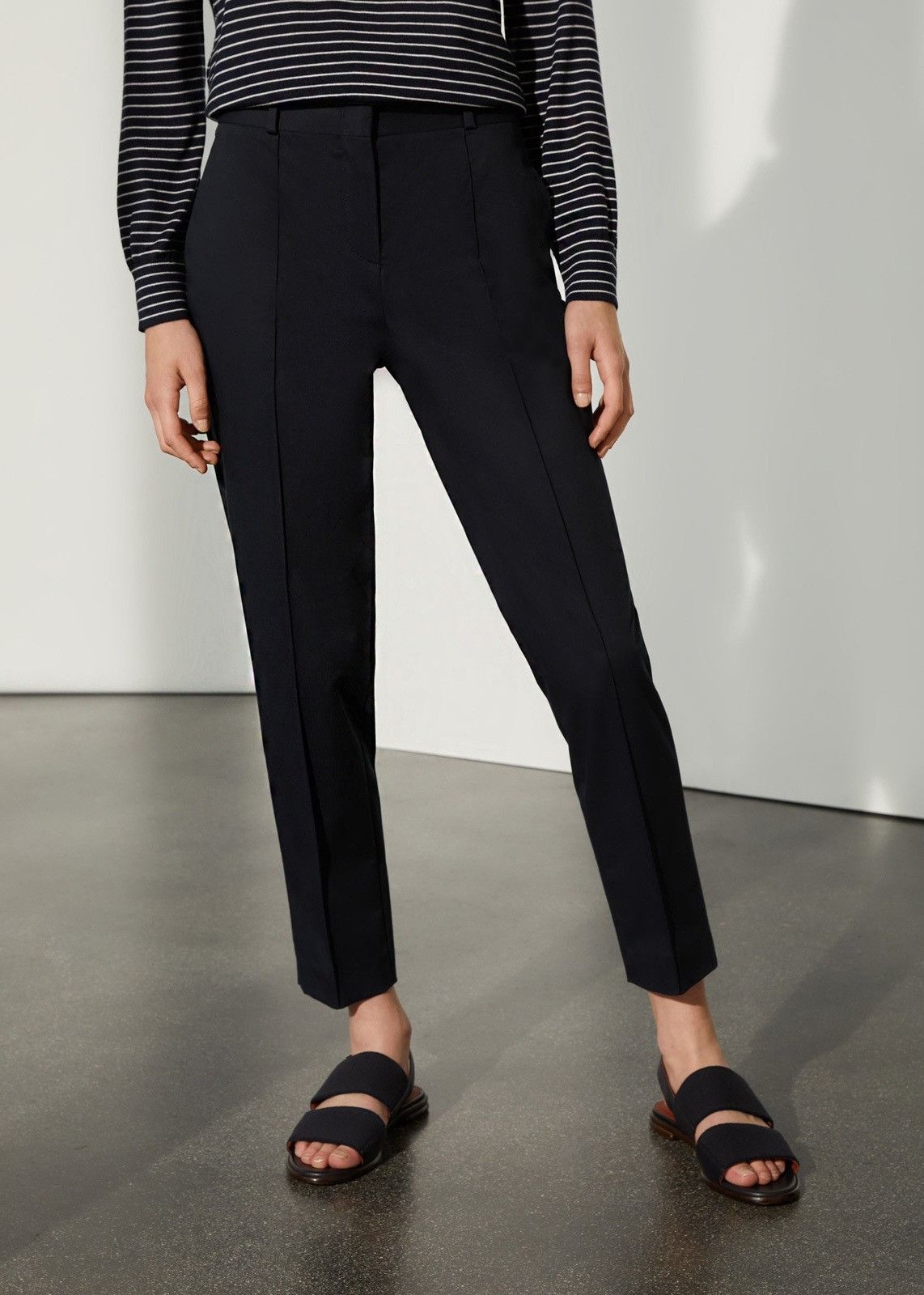 Loro Piana o1srvl11e0824 Derk Pant in Black Size 26" / US 2 / IT 38 - 1 Thumbnail