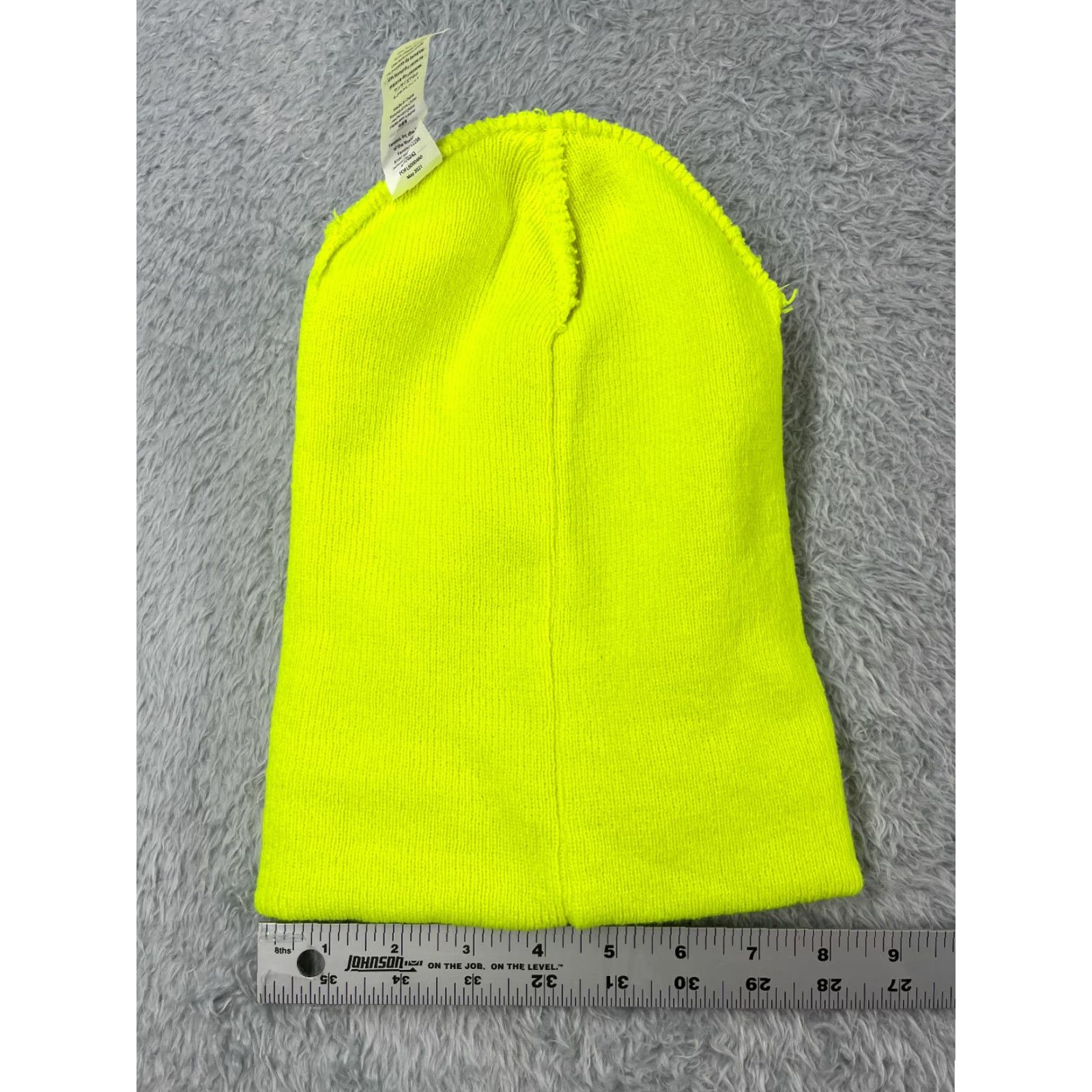 Dickies Dickies Beanie Toque Adult One Size Neon Yellow Knit 100% Acrylic Workwear Ski Hat Men Yellow Knit Beanie 90s Outdoor Logo Mens Size ONE SIZE - 6 Thumbnail