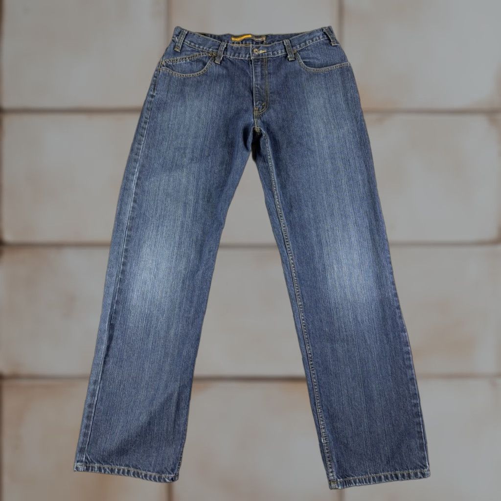 Denime VINTAGE Levi’s Silvertab Jeans Men’s 36x31 Blue Denim Relaxed Fit 90s Y2k Denim Jeans Mens Size US 36 / EU 52 - 1 Thumbnail