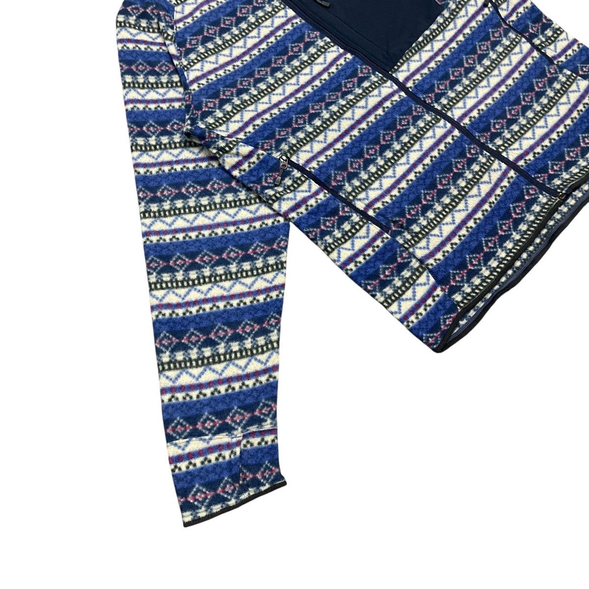 Montbell Vintage Mont-Bell Climaplus100 Print Fleece Sherpa Jacket Size US L / EU 52-54 / 3 - 11 Thumbnail