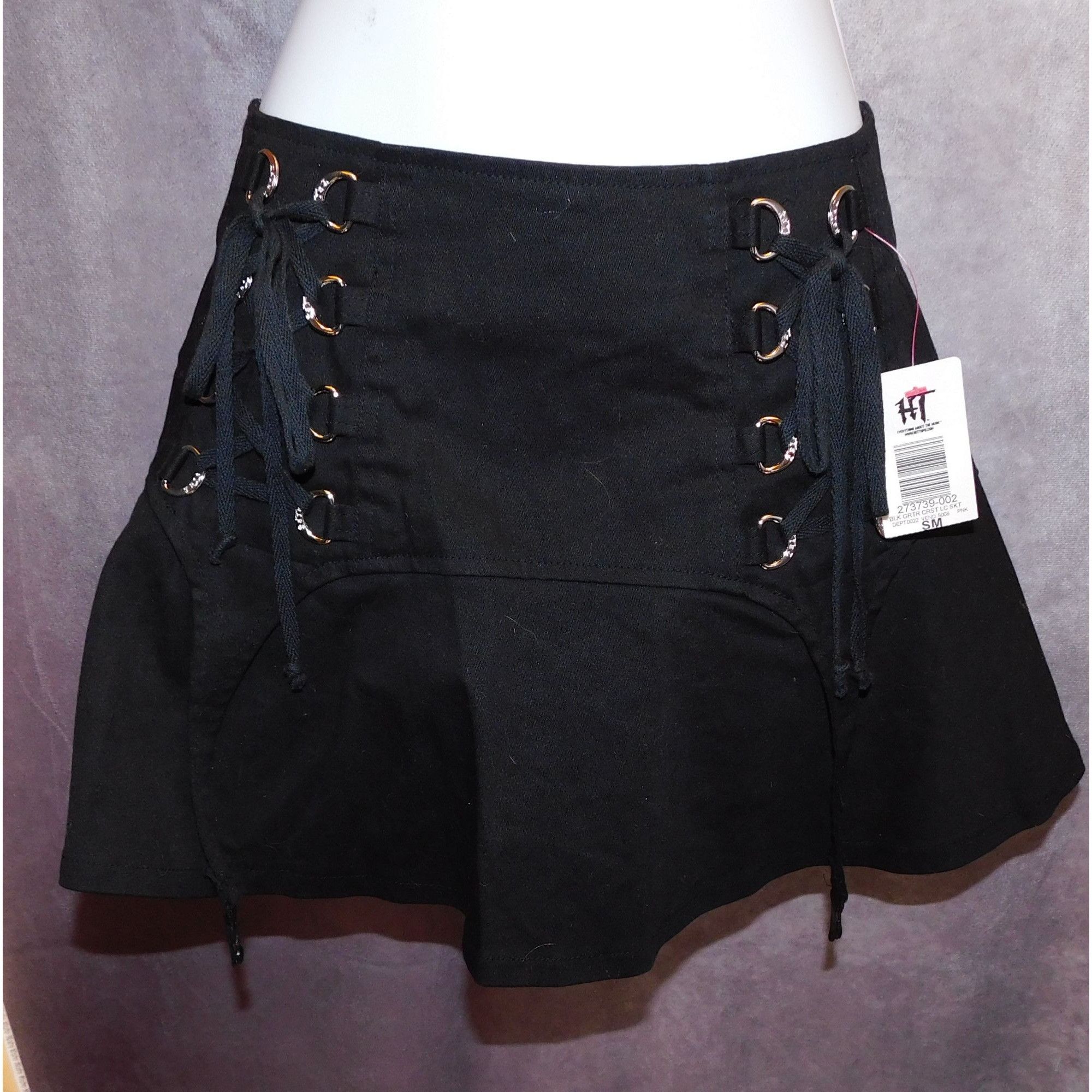 Tripp NYC Tripp Discontinued Gothic Black Double Corset Front Garter S Size 28" / US 6 / IT 42 - 7 Thumbnail
