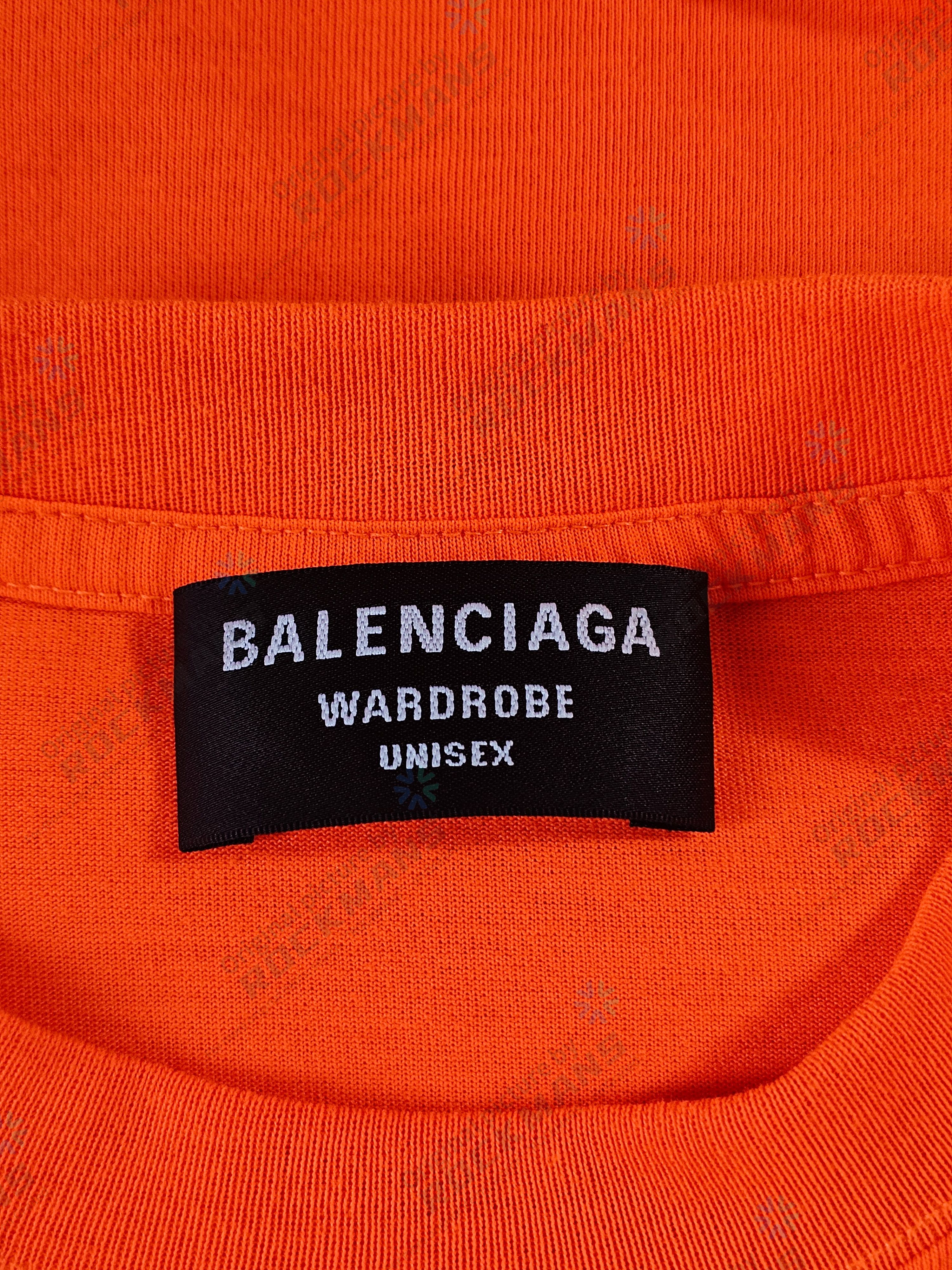 Balenciaga Balenciaga Orange Orpolitical Campaign Oversize T shirts XS Size US XS / EU 42 / 0 - 8 Thumbnail
