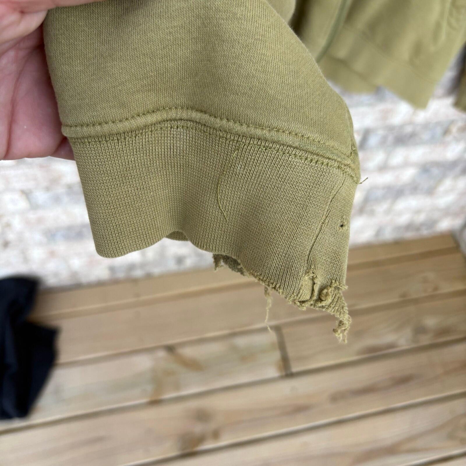Nike Vintage Olive Green Nike hoodie zipup Size US XL / EU 56 / 4 - 7 Thumbnail
