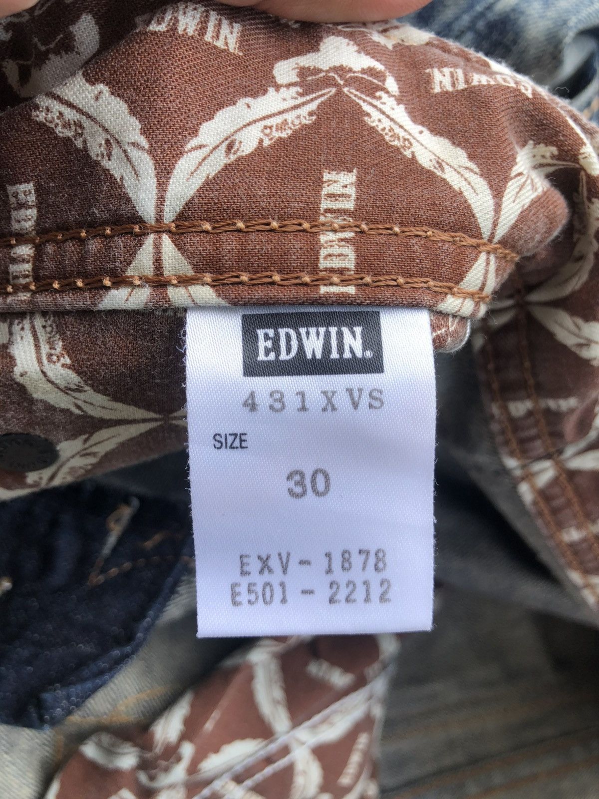 Hysteric Glamour Japanese Edwin XV Flared Jeans Distressed Denim Size US 32 / EU 48 - 19 Thumbnail