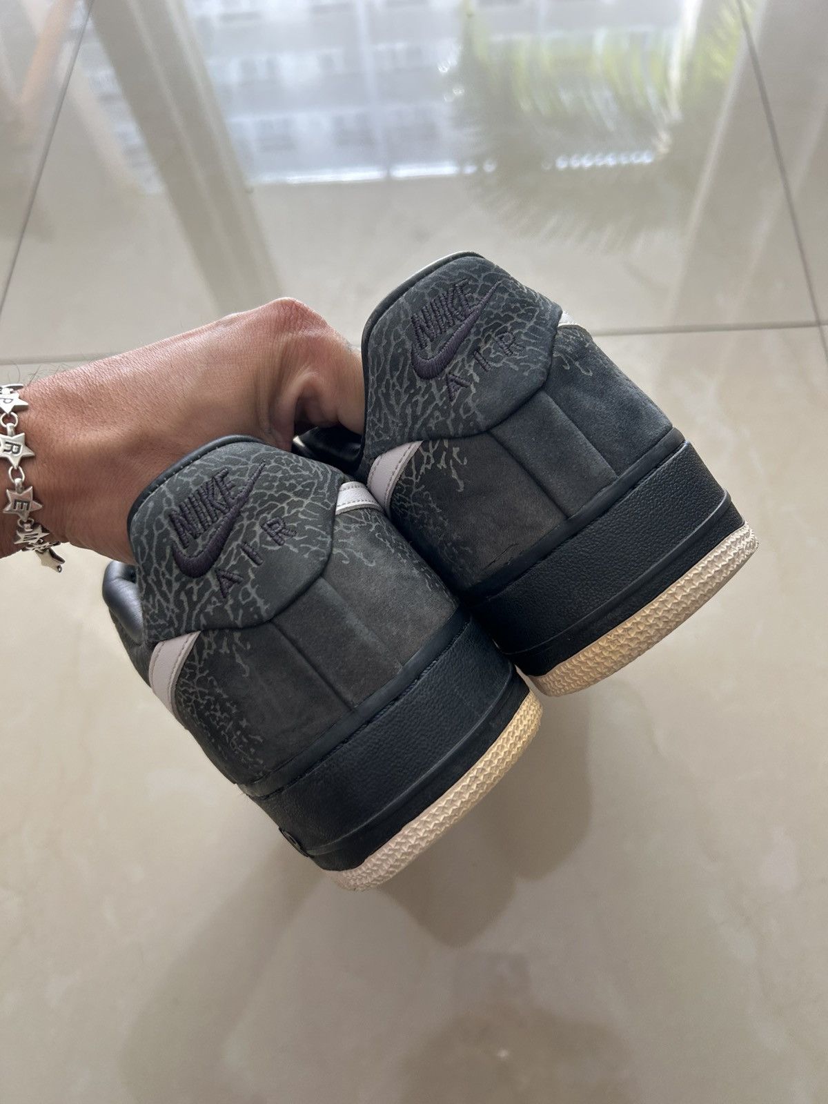 Nike Nike Air Force 1 elephant Print Obsidian Size US 9.5 / EU 42-43 - 3 Thumbnail