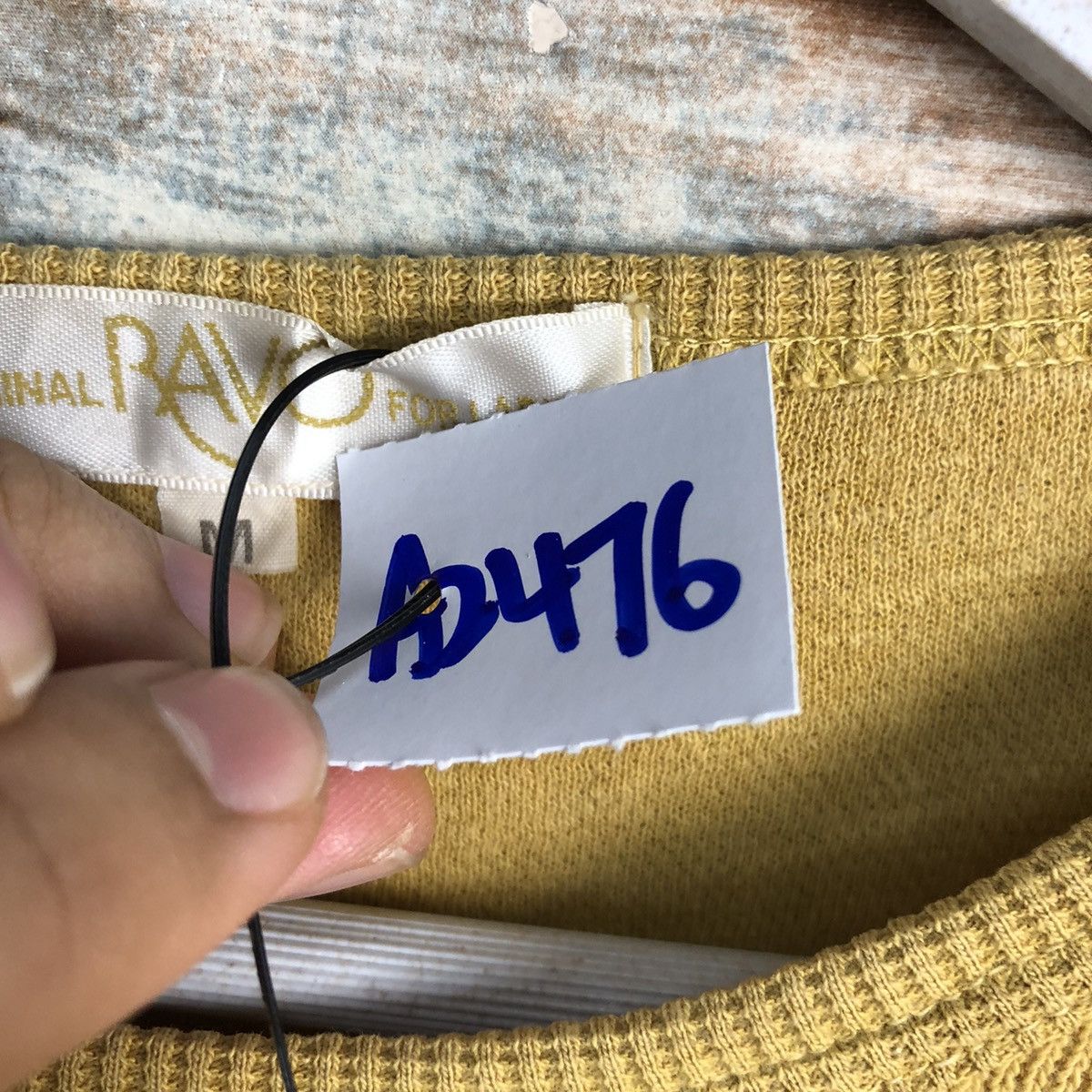 Homespun Knitwear × Japanese Brand Bavo vintage for ladies Yellow Knitwear #A2476 Size M / US 6-8 / IT 42-44 - 11 Thumbnail