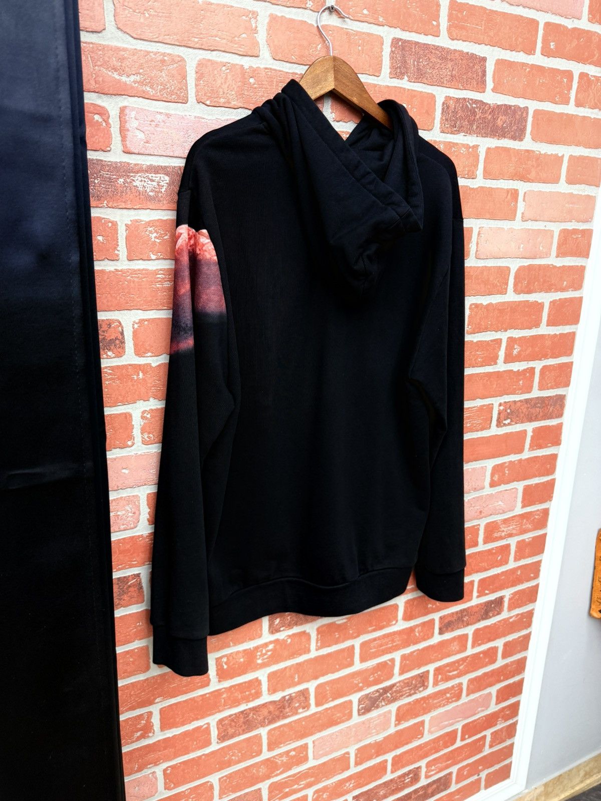 Balmain Balmain statue graphic-print cotton hoodie Black Size Large Size US L / EU 52-54 / 3 - 6 Thumbnail