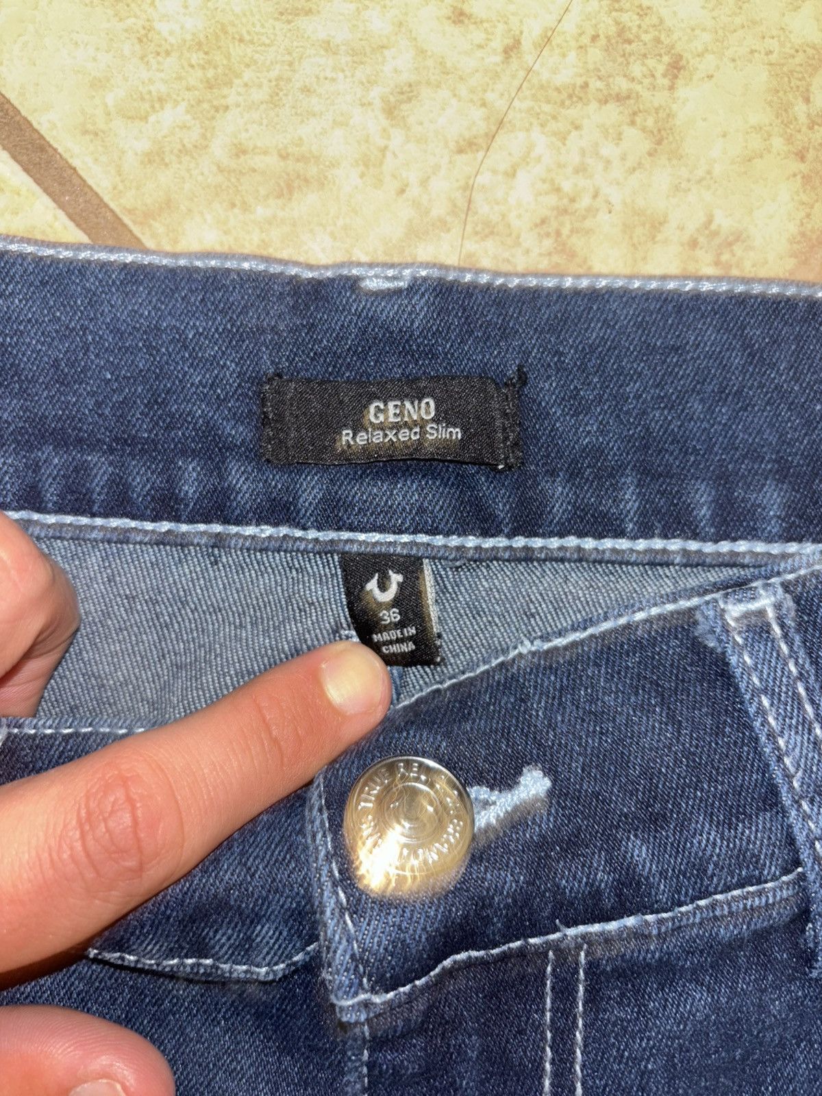 True Religion True Religion Y2K blue denim Slim Jeans Size US 36 / EU 52 - 3 Thumbnail