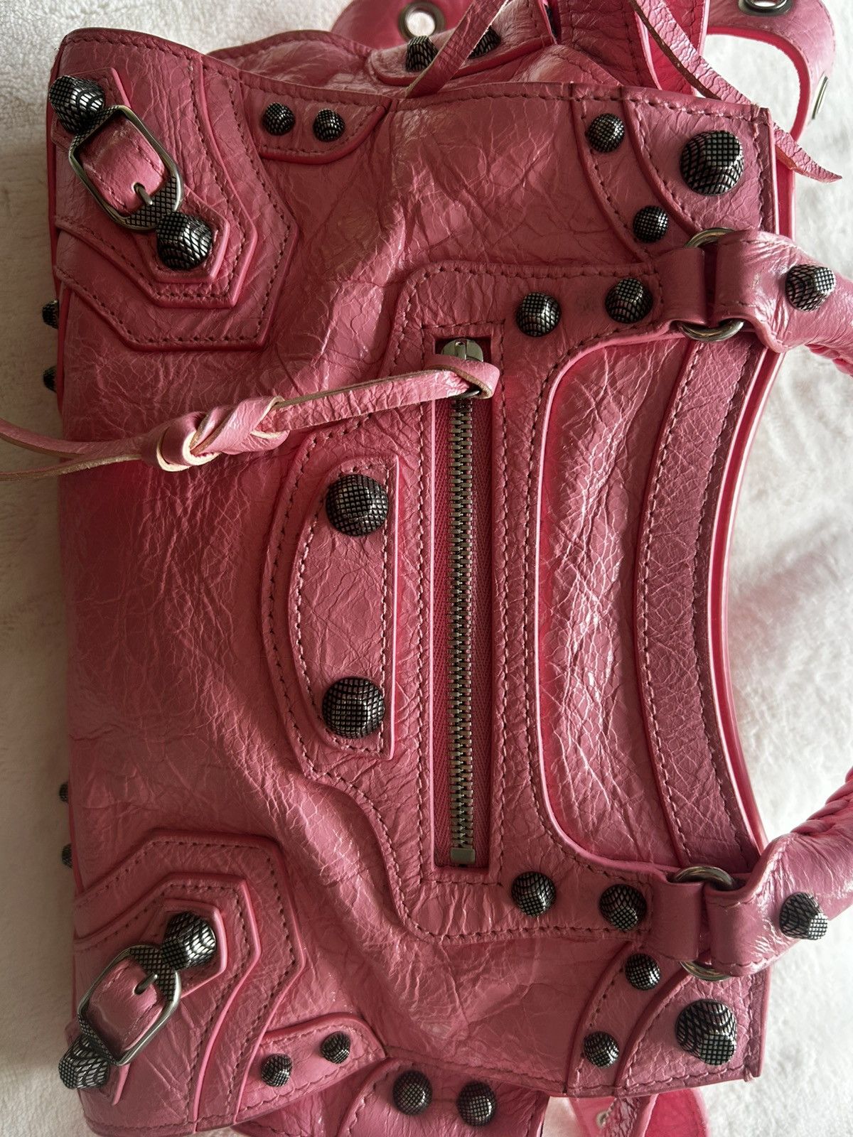 Balenciaga Balenciaga “Le Cagole” Sweet Pink Crossbody Bag Size ONE SIZE - 3 Thumbnail