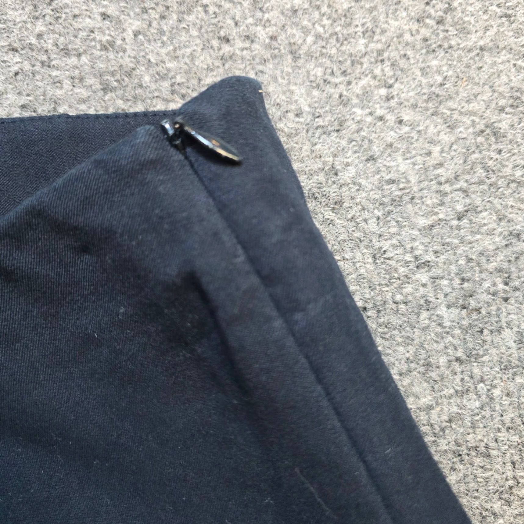 Vintage Lafayette 148 Pants Womens 16 Blue Skinny High Rise Zip Stretch Career Size 26" / US 2 / IT 38 - 5 Thumbnail