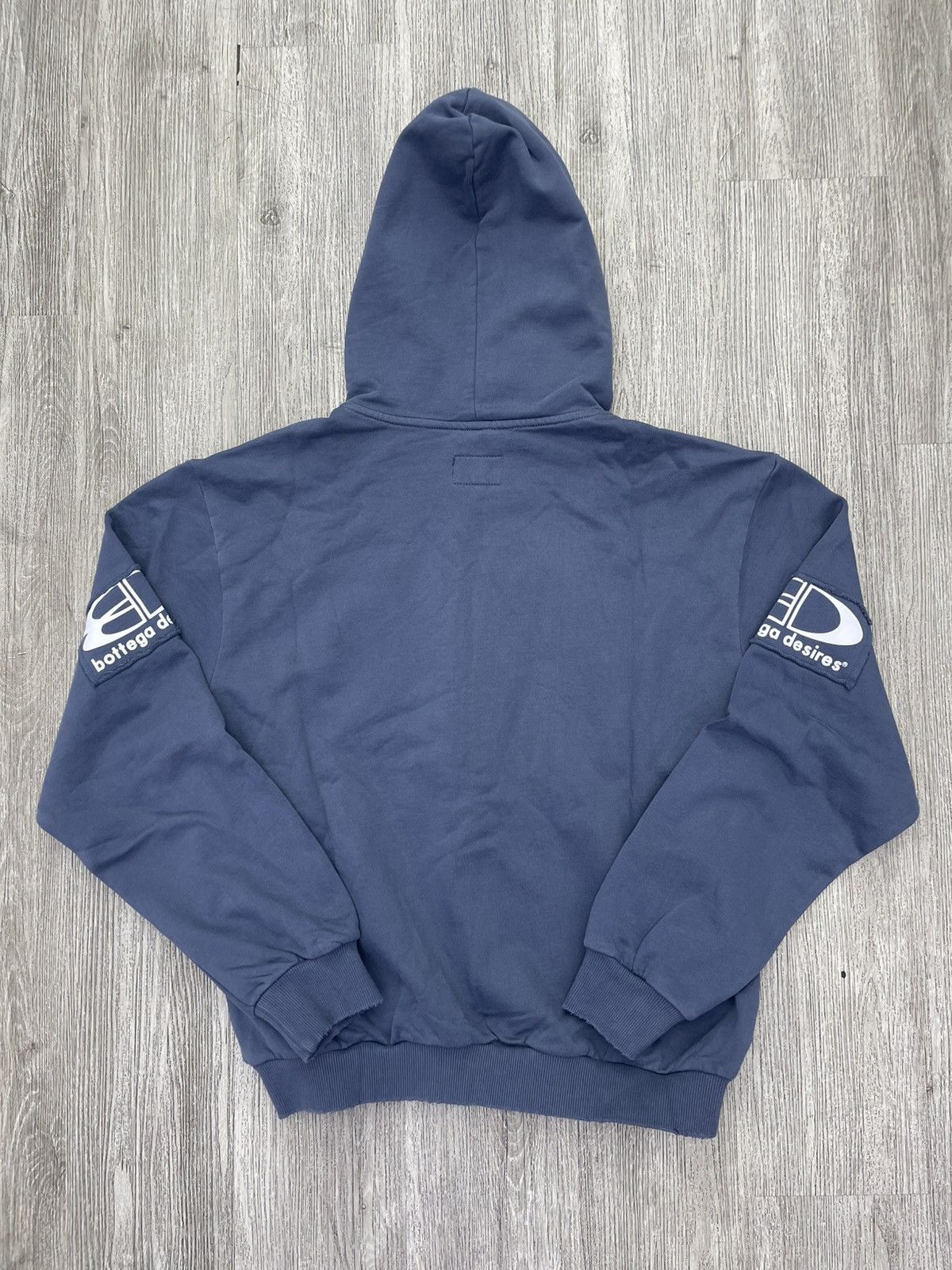 Bottega Desires Bottega Desires blue hoodie Size US M / EU 48-50 / 2 - 2 Thumbnail
