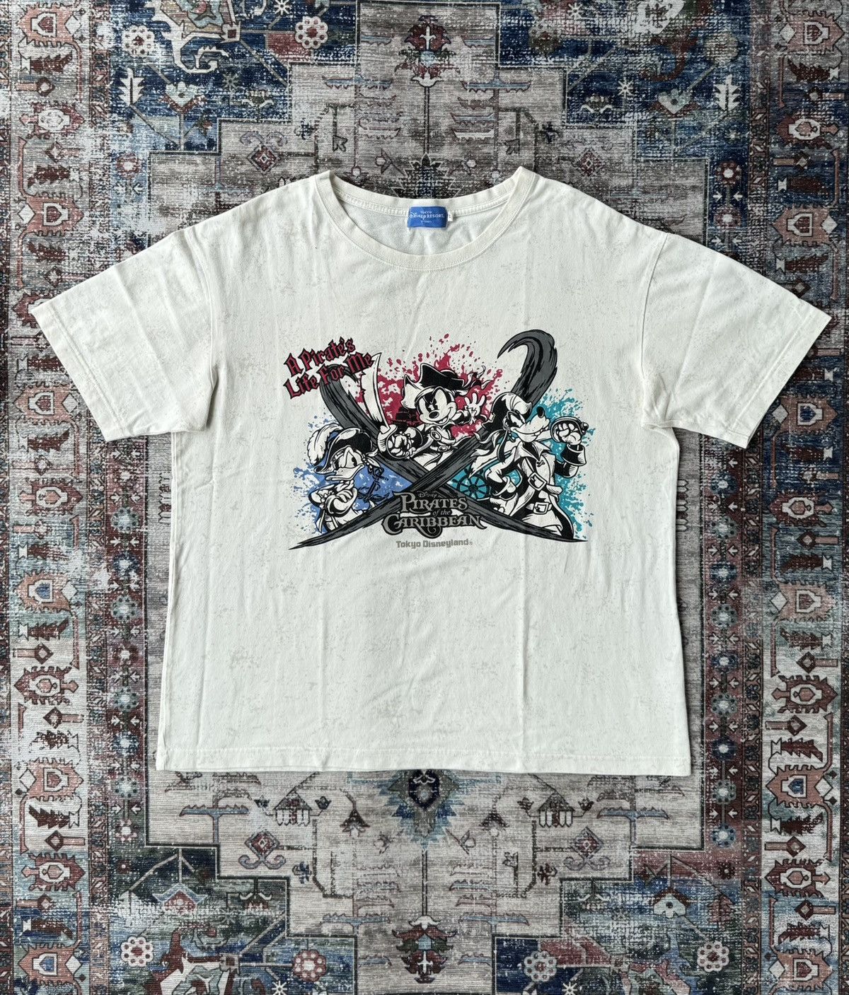 Disney PIRATES OF THE CARIBBEAN MICKEY MOUSE T-SHIRT TDL Size US XL / EU 56 / 4 - 1 Thumbnail