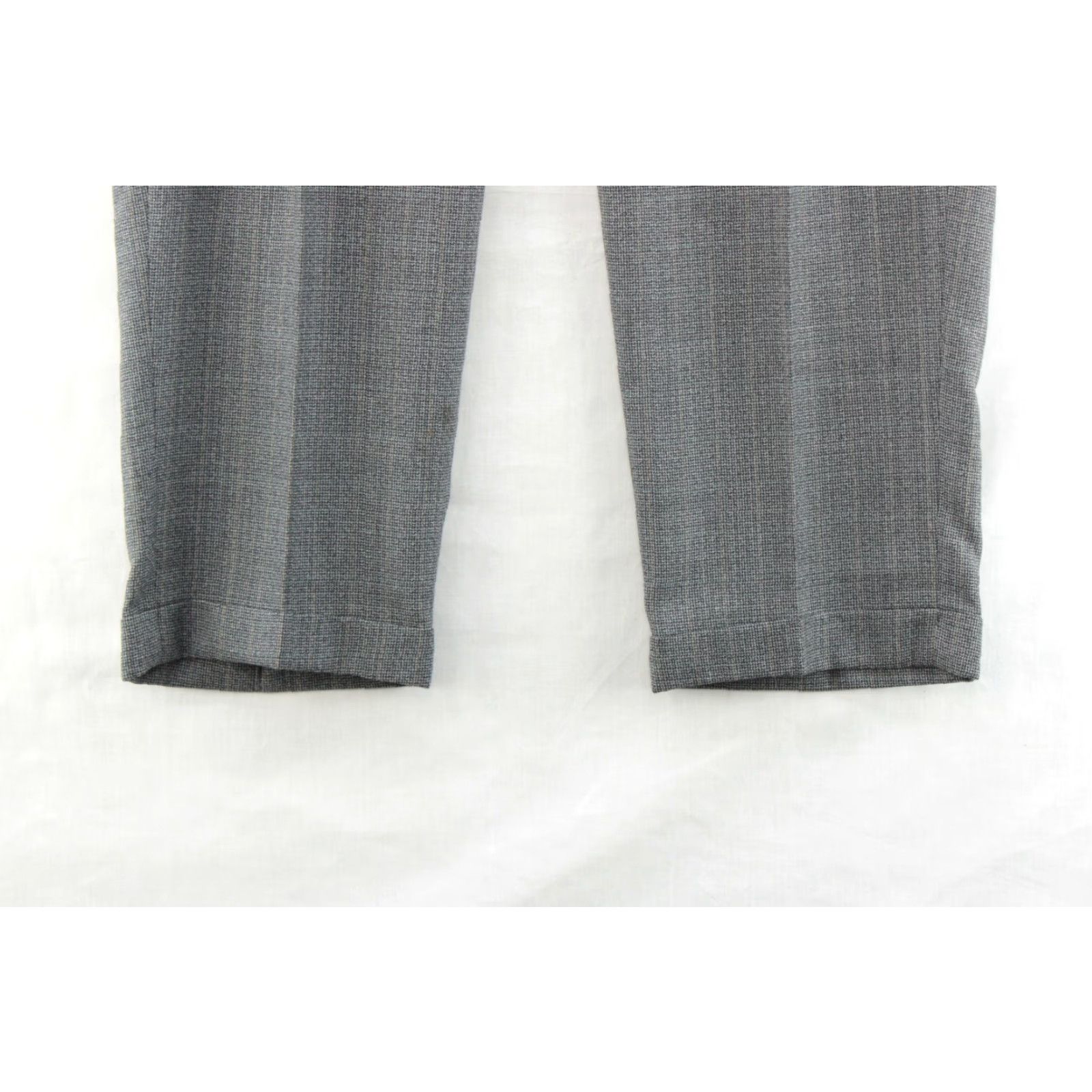 Hart Schaffner Marx VINTAGE Hart Schaffner & Marx Jack Nicklaus Tournament Slacks Pants 40x29 Gray Tweed Mens Size US 40 / EU 56 - 3 Thumbnail