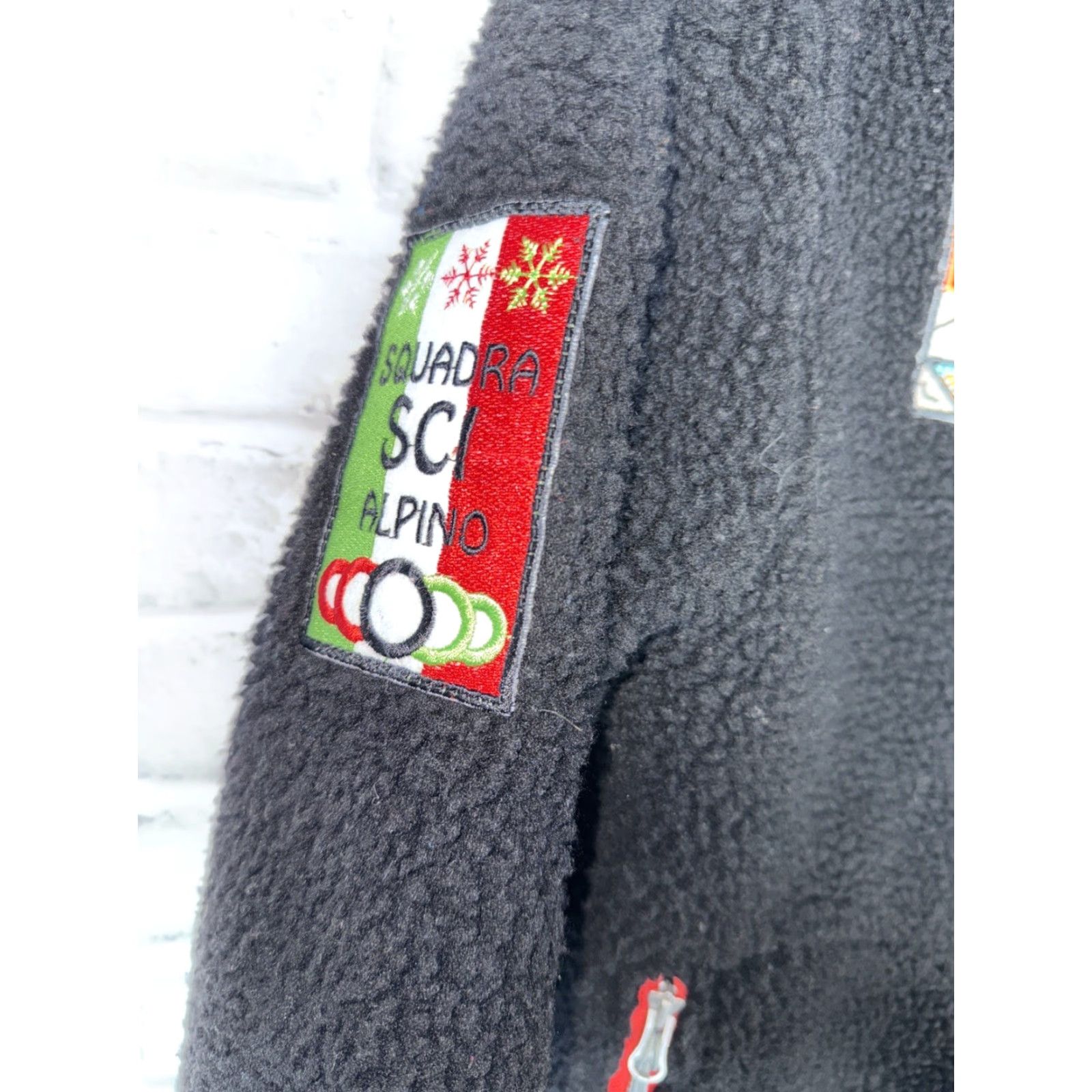Vintage ZABU DESIGNS SHERPA FLEECE Quilt Lined Winter Jacket Womens S Black Ski Basic Jacket Mens/Womens Size S / US 4 / IT 40 - 6 Thumbnail