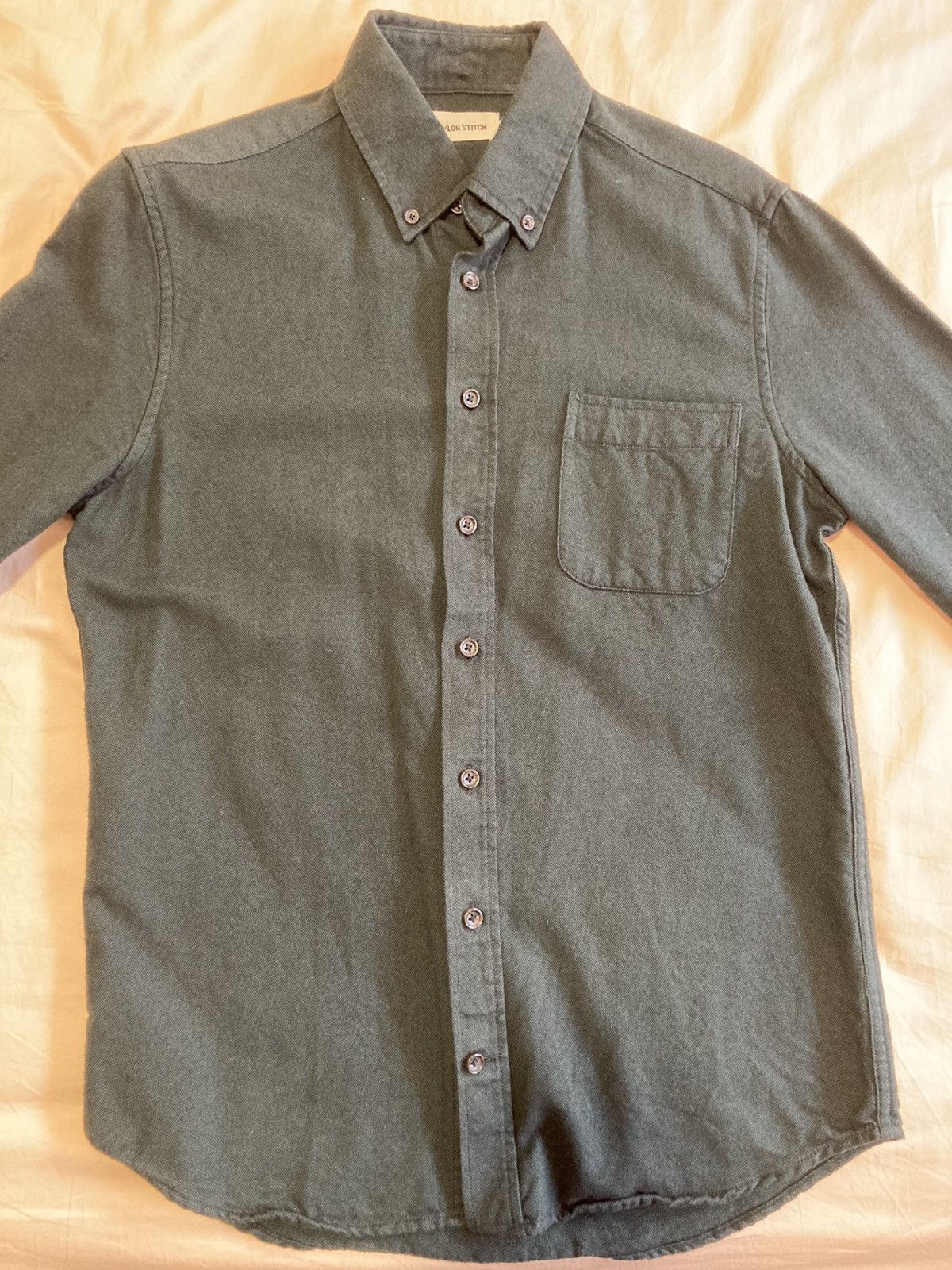 Taylor Stitch Dark Green Flannel by Taylor Stitch Size US S / EU 44-46 / 1 - 1 Thumbnail