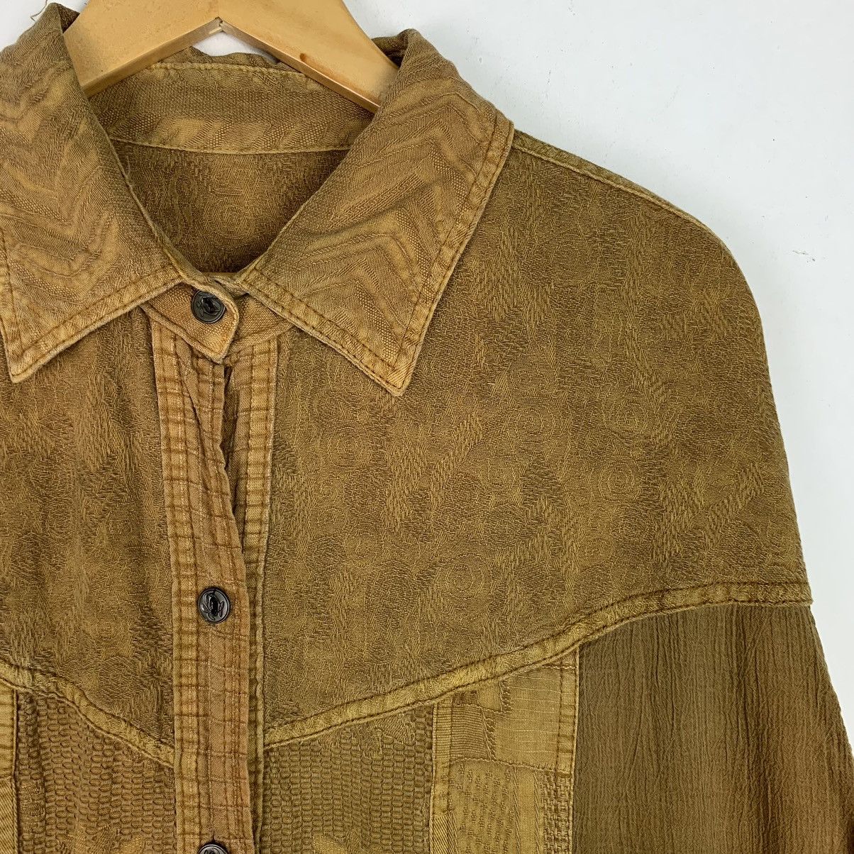 Japanese Brand × Vintage Vintage Japanese Brand RARE Button Up Shirt Size US XXL / EU 58 / 5 - 3 Thumbnail