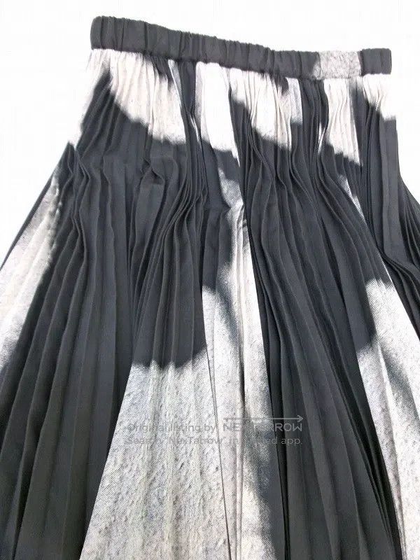 Comme des Garcons Comme des Garcons size S Gray patterned pleated skirt with Size 22" - 3 Thumbnail