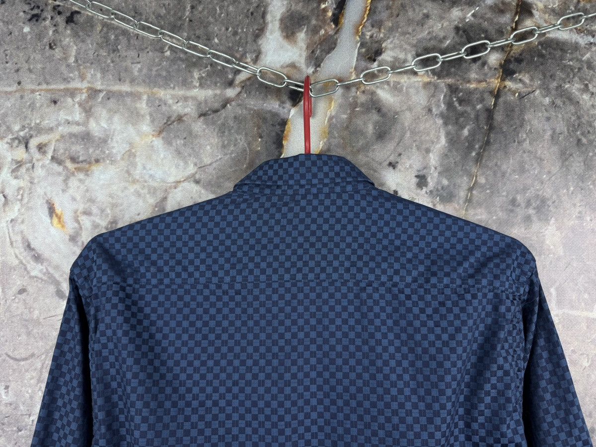 Etro Etro Men’s Button-Up Shirt Blue Checkered Pattern Long Sleev Size US M / EU 48-50 / 2 - 10 Thumbnail