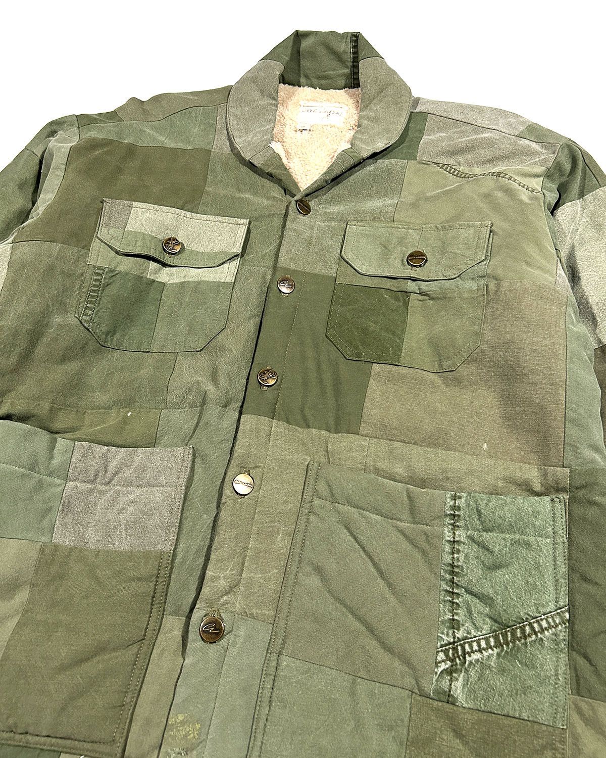 Greg Lauren GREG LAUREN ARMY SCRAPWORK SHERPA LINED JACKET Size US M / EU 48-50 / 2 - 2 Thumbnail