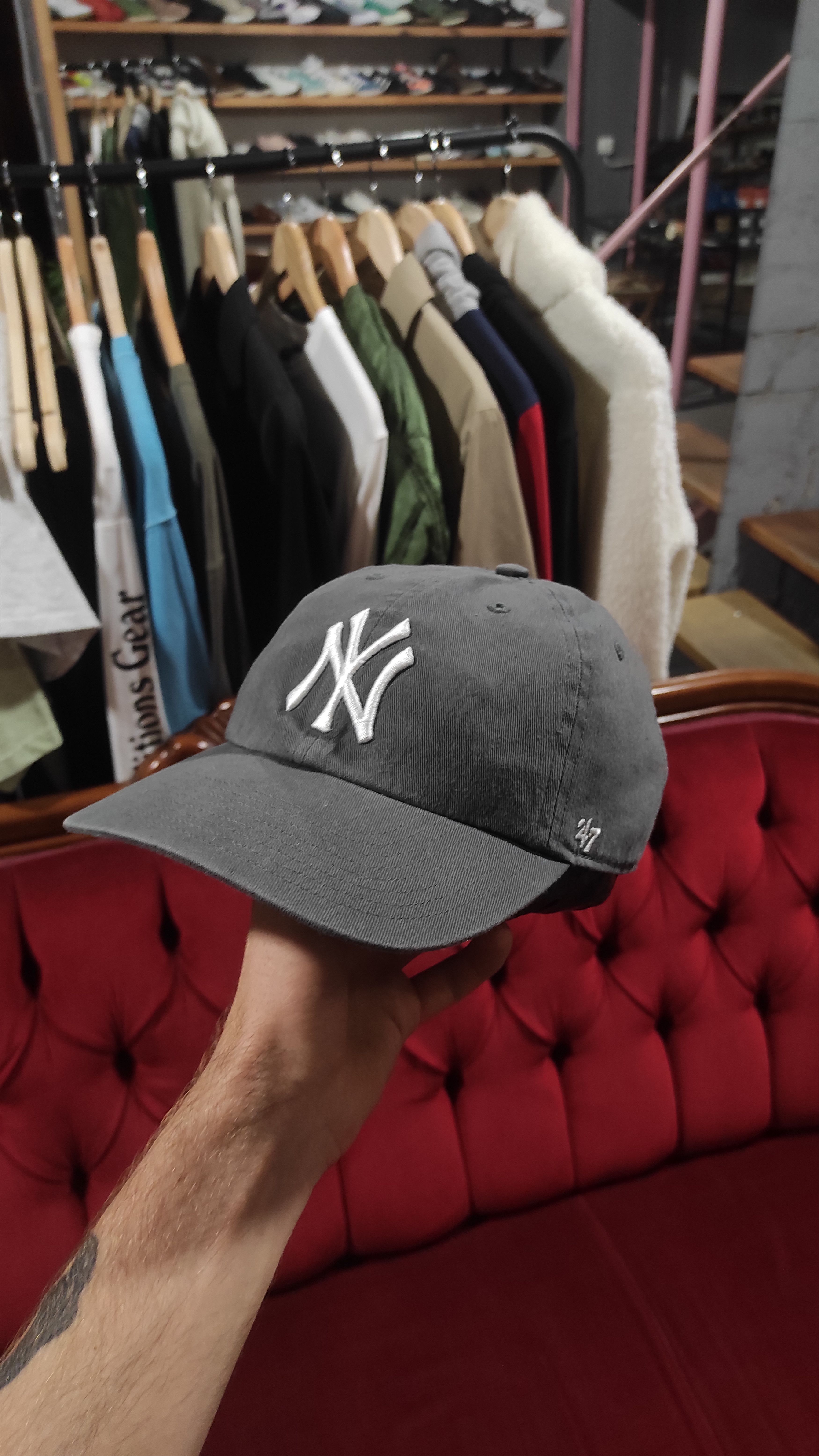 47 Brand × New York Yankees 47 Brand New York Yankees 6 Panel Cap Size ONE SIZE - 1 Thumbnail