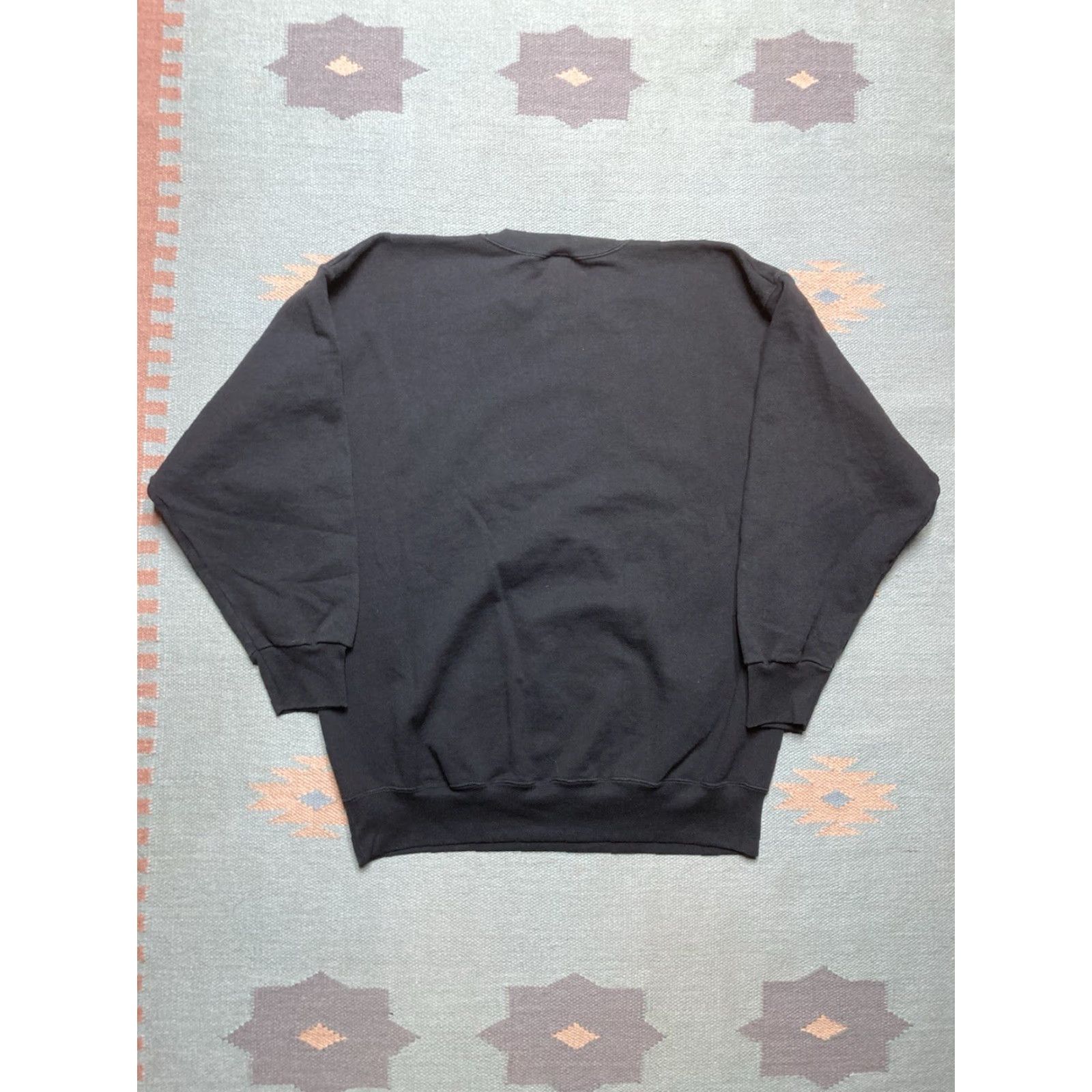 Vintage VINTAGE Saturday’s Hero Sweatshirt Crewneck Black 90s Goth Grunge USA Made Adult Large Mens Sweatshirt Size US L / EU 52-54 / 3 - 5 Thumbnail