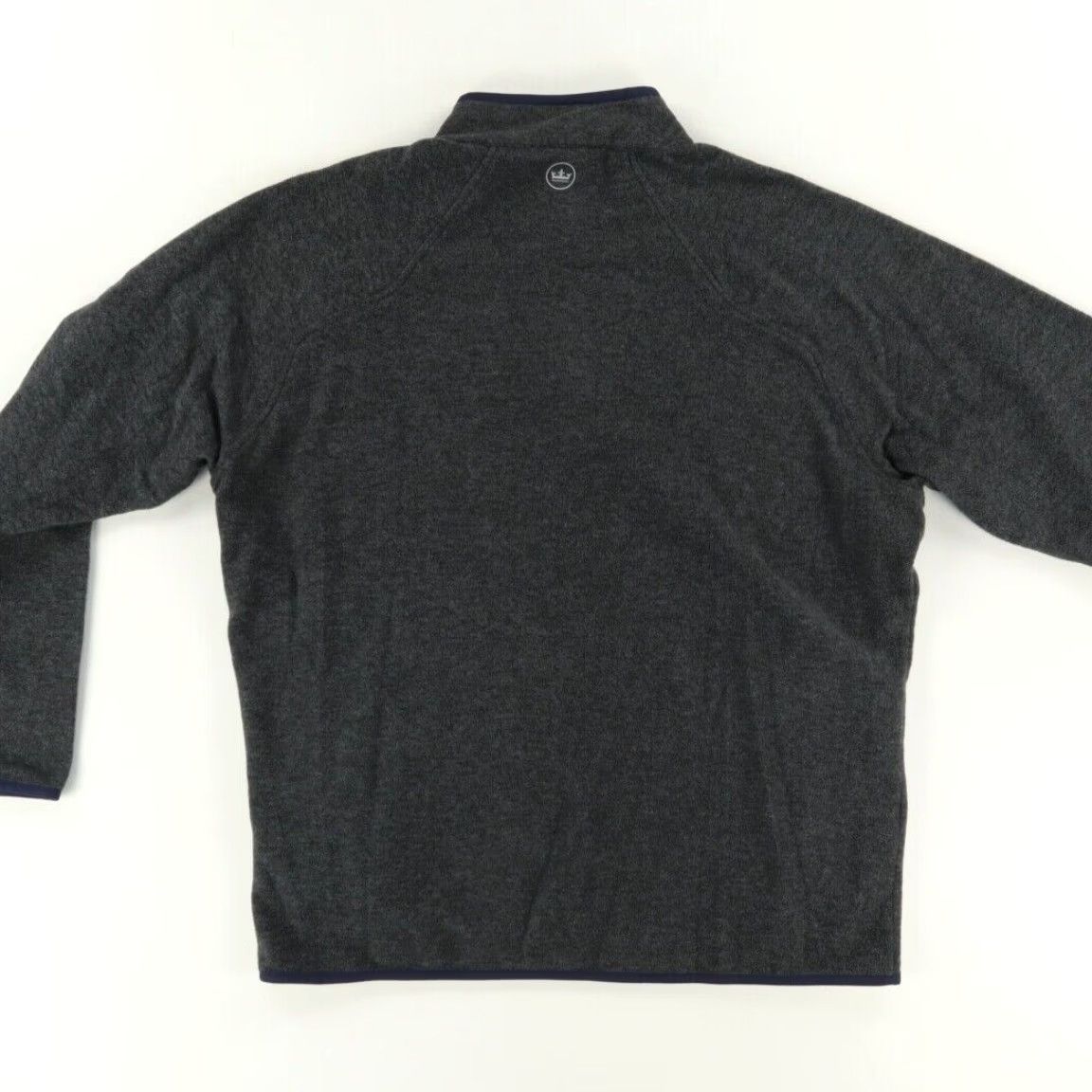 Peter Millar VINTAGE Peter Millar Valhalla GC Cloudglow Microfleece Solid Mock Long Sleeve Sweater Charcoal Men's XL Size US XL / EU 56 / 4 - 4 Thumbnail