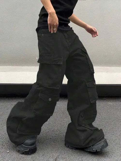 Other Cargo Vintage Wide Leg Workwear Jeans Premium Size US 34 / EU 50 - 1 Thumbnail