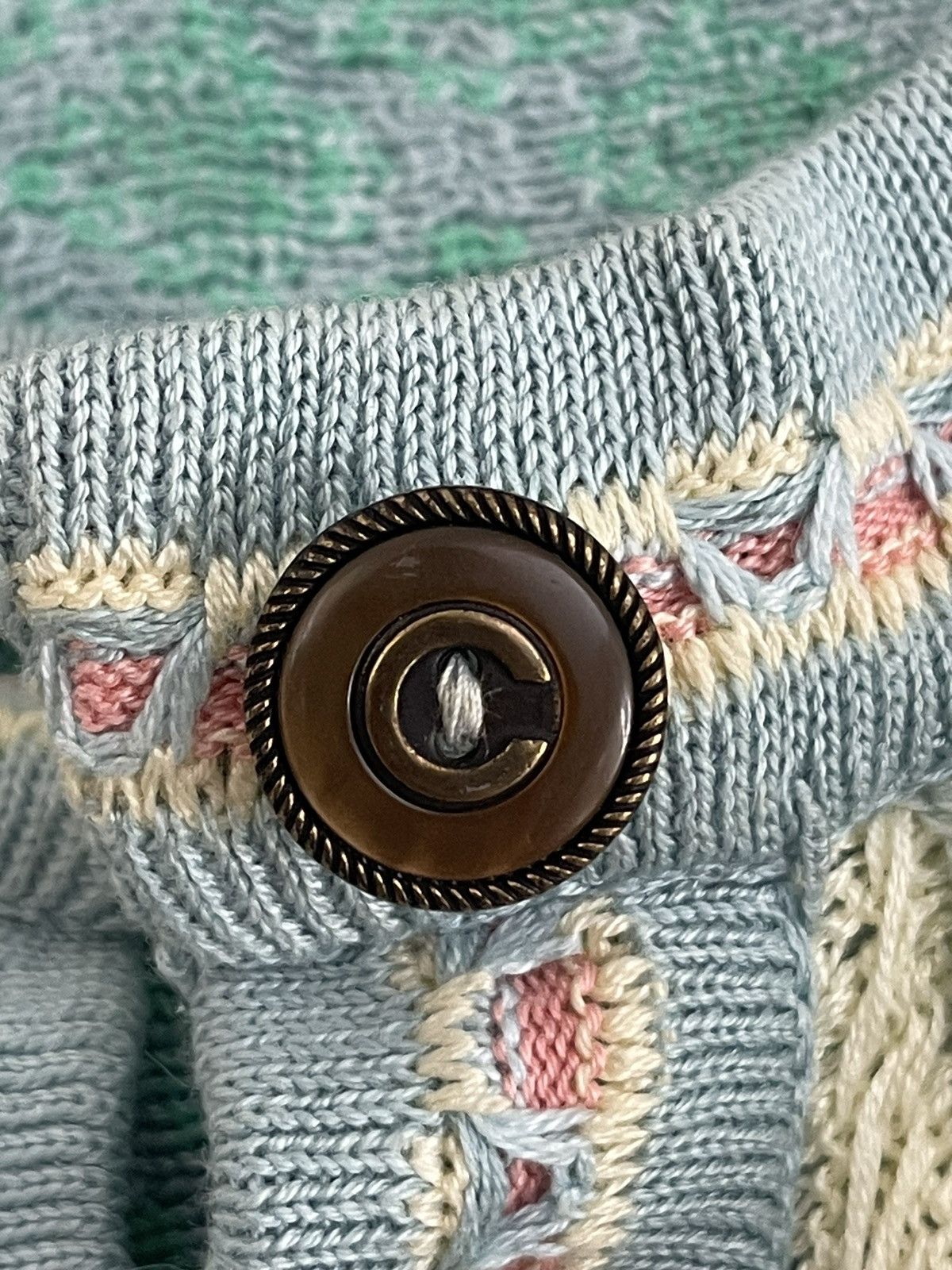 Coogi Coogi Mercerised Button Knitwear Size US S / EU 44-46 / 1 - 4 Thumbnail