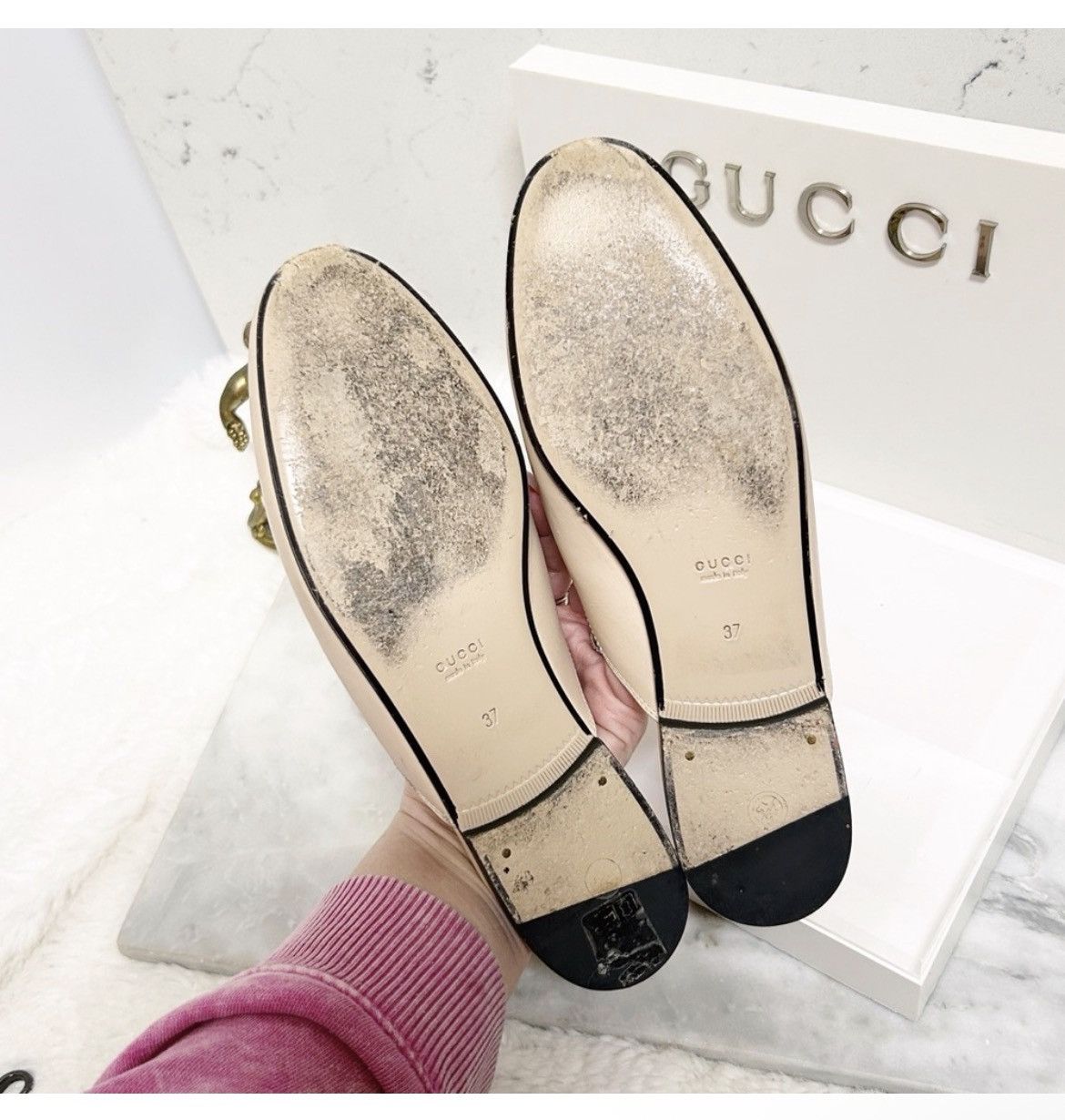 Gucci Authentic Gucci Cat Horsebit Leather Princeton Mules Size US 7 / IT 37 - 11 Thumbnail