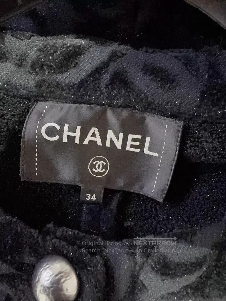 Chanel Chanel Camelia velvet coat Size XXS / US 00 / IT 34 - 4 Thumbnail