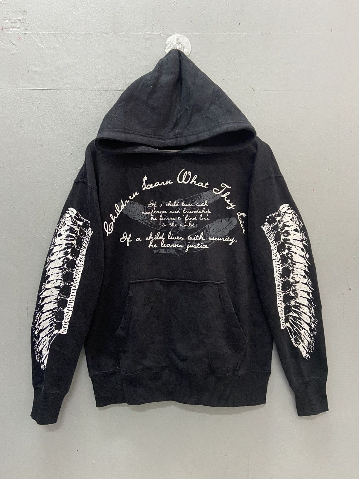 Native OBLO AMERICAN NATIVE LOGO BLACK HOODIE Size US M / EU 48-50 / 2 - 2 Thumbnail
