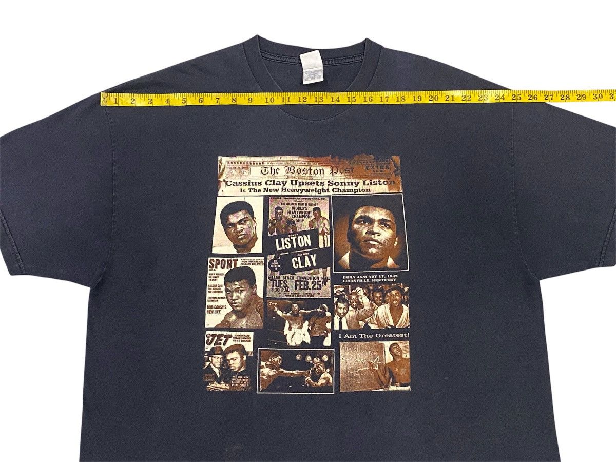 Vintage Vintage Muhammad Ali Cassius Clay Vs Sonny Liston T-Shirt Size US XXL / EU 58 / 5 - 11 Thumbnail