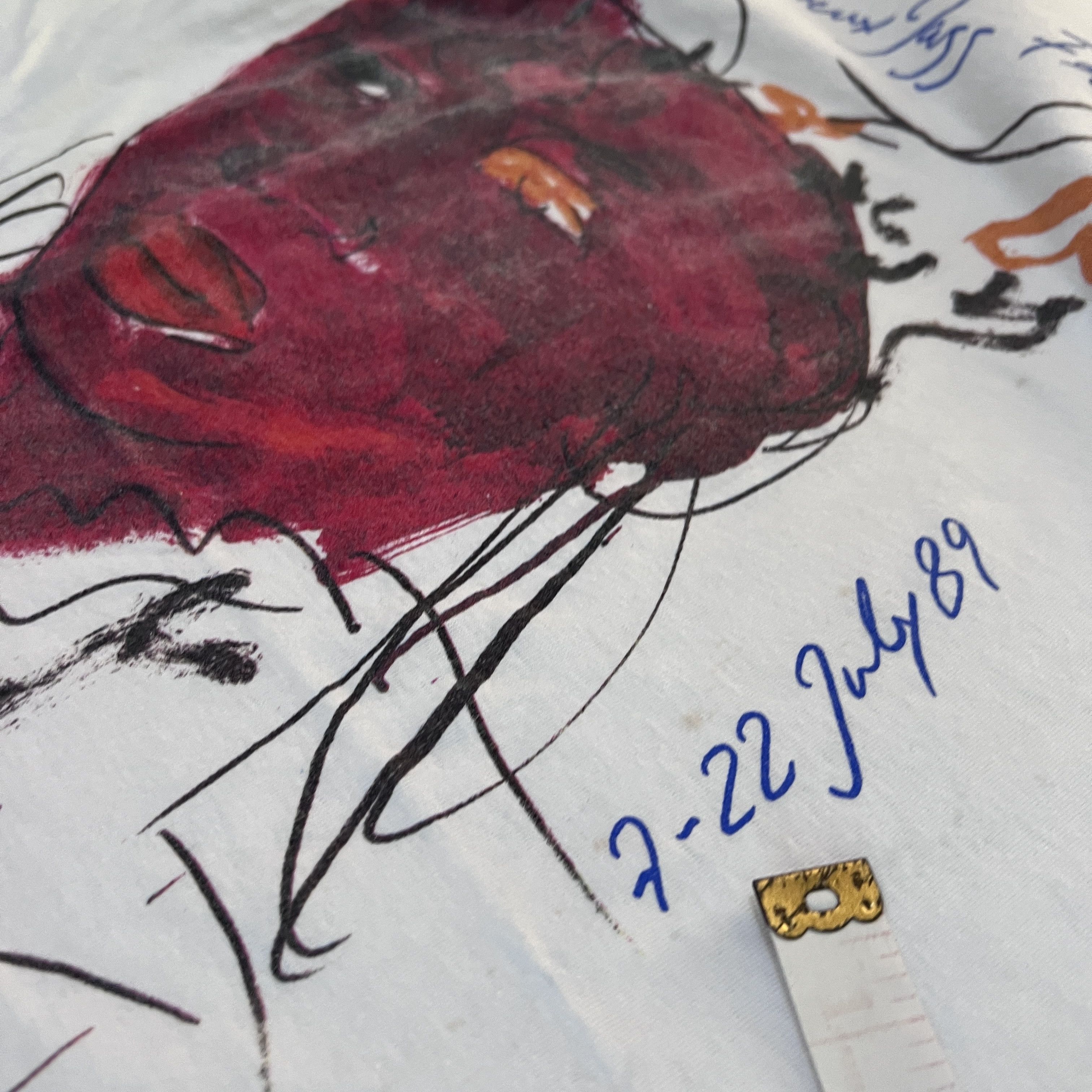 Band Tees × Vintage Vtg Luciano Castelli Swiss painter artist Montreux Jazz Fest Size US XXL / EU 58 / 5 - 7 Thumbnail