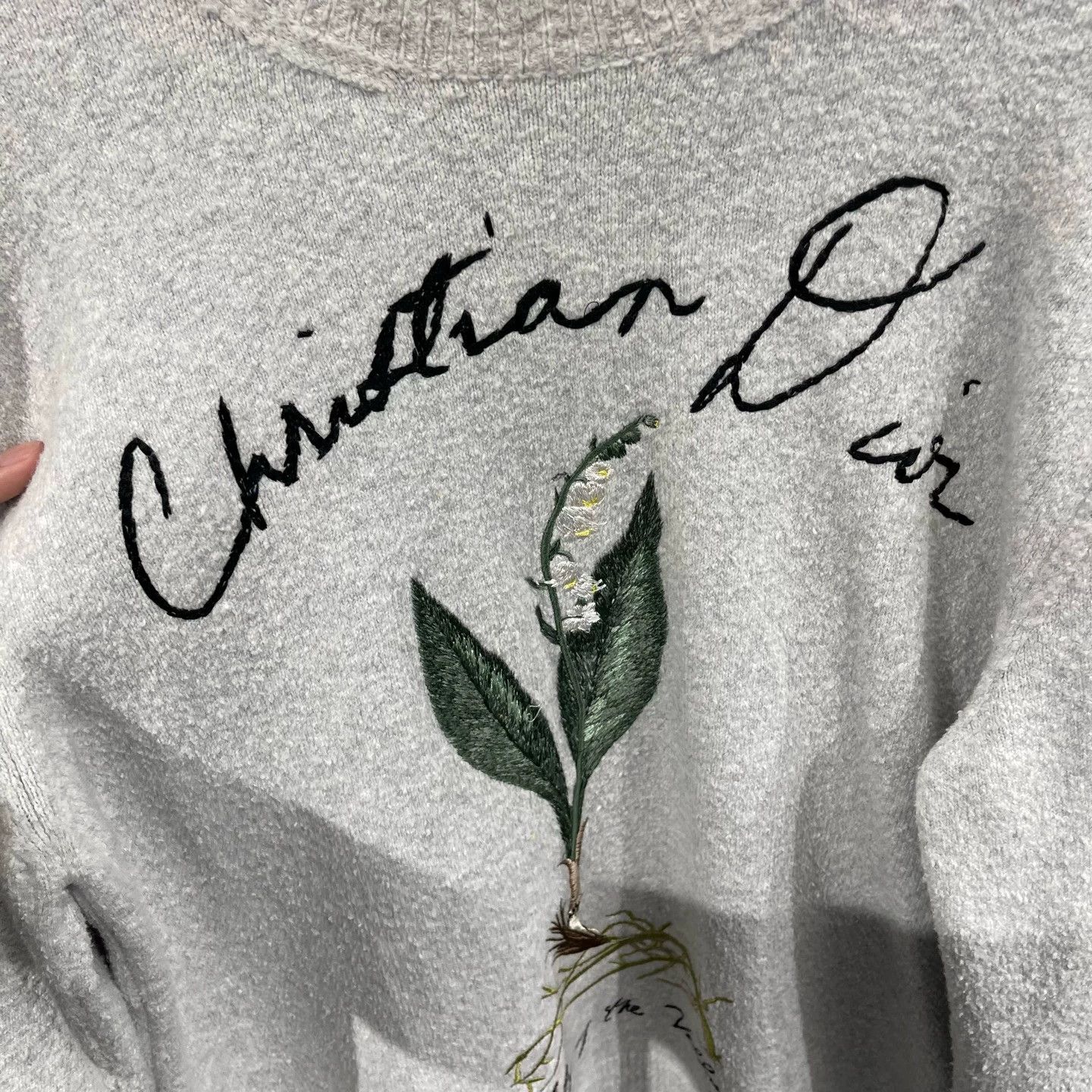 Dior Dior classic floral knit sweater M Size US M / EU 48-50 / 2 - 4 Thumbnail