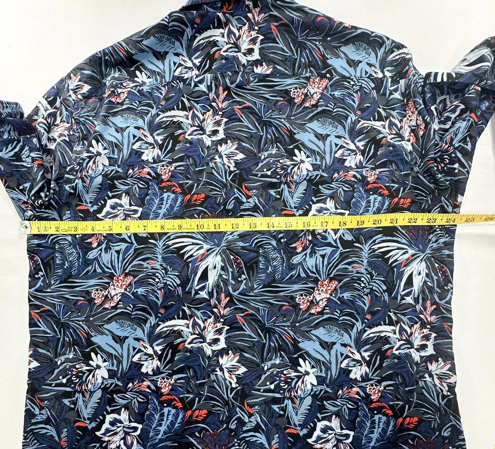 H&M H&M Relaxed Fit Floral Oxford Button Up Multicolor Mens L Size US L / EU 52-54 / 3 - 5 Thumbnail