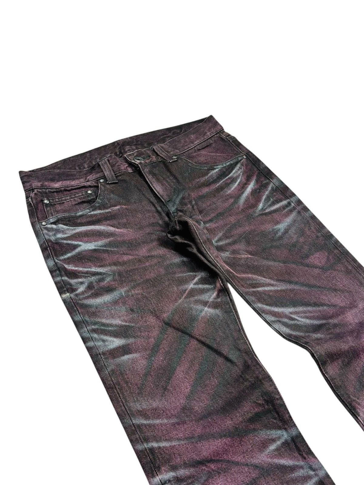 Tornado Mart Archive Tornado Mart - Waxed Clawmark Denim Pants Size US 29 - 6 Thumbnail