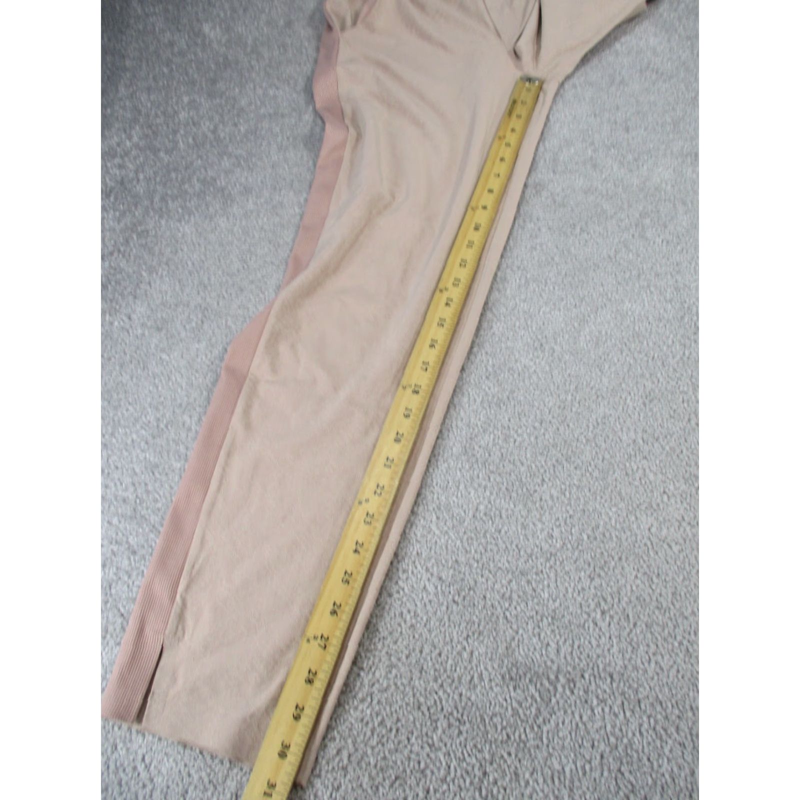Athleta Pants Womens 6 Tall Brooklyn Textured Ankle Pink Pull On