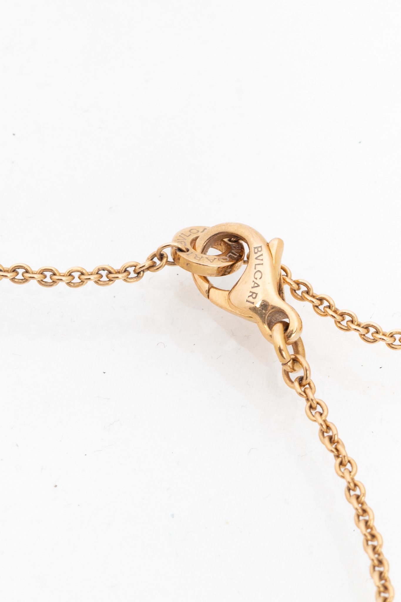 Bvlgari Bvlgari "Bvlgari Bvlgari" 18k Gold Pendant Chain Necklace Size ONE SIZE - 5 Thumbnail