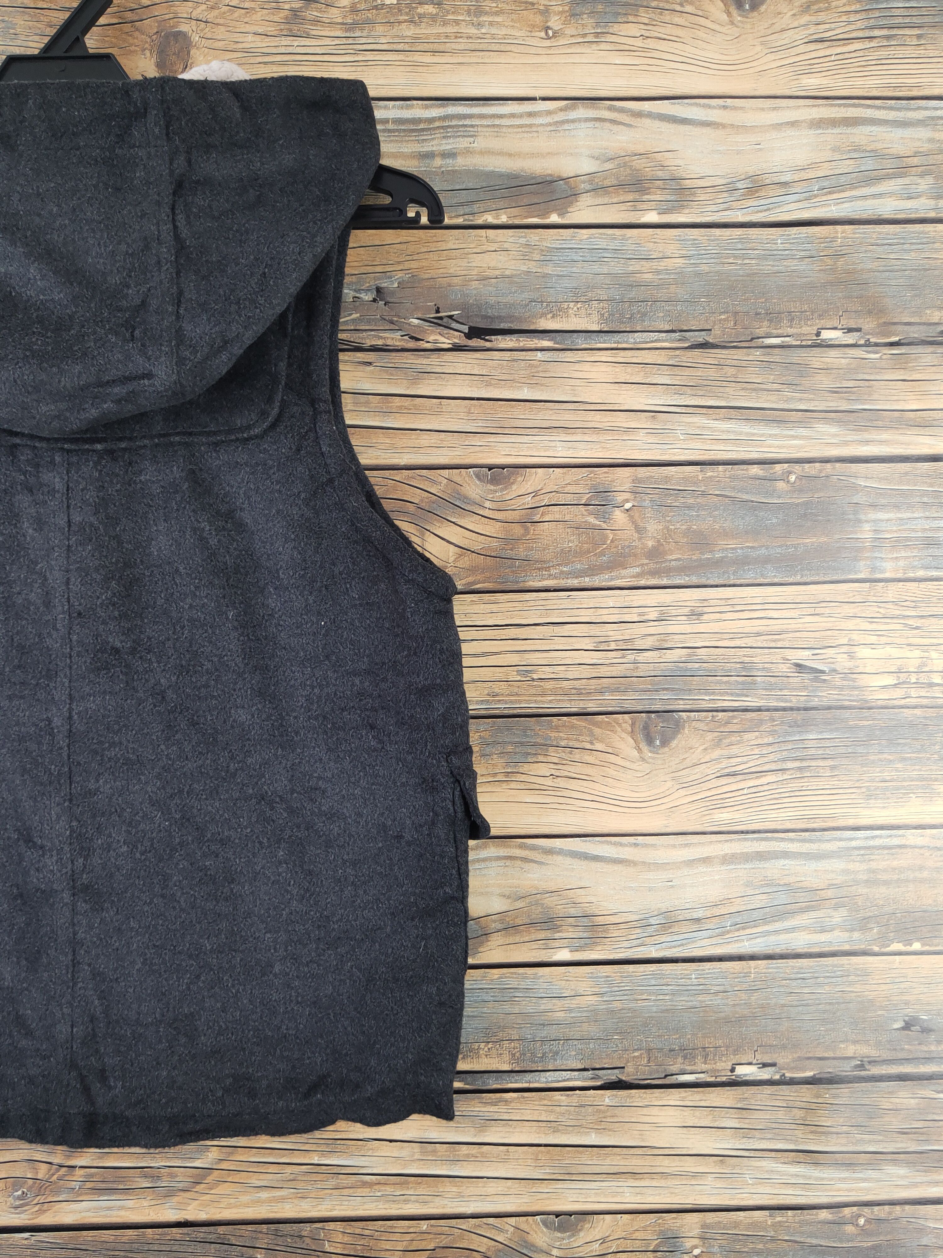 Japanese Brand × Vintage Vintage 💥 Sodalite Black Hoodie Toggle Vests Size S / US 4 / IT 40 - 9 Thumbnail