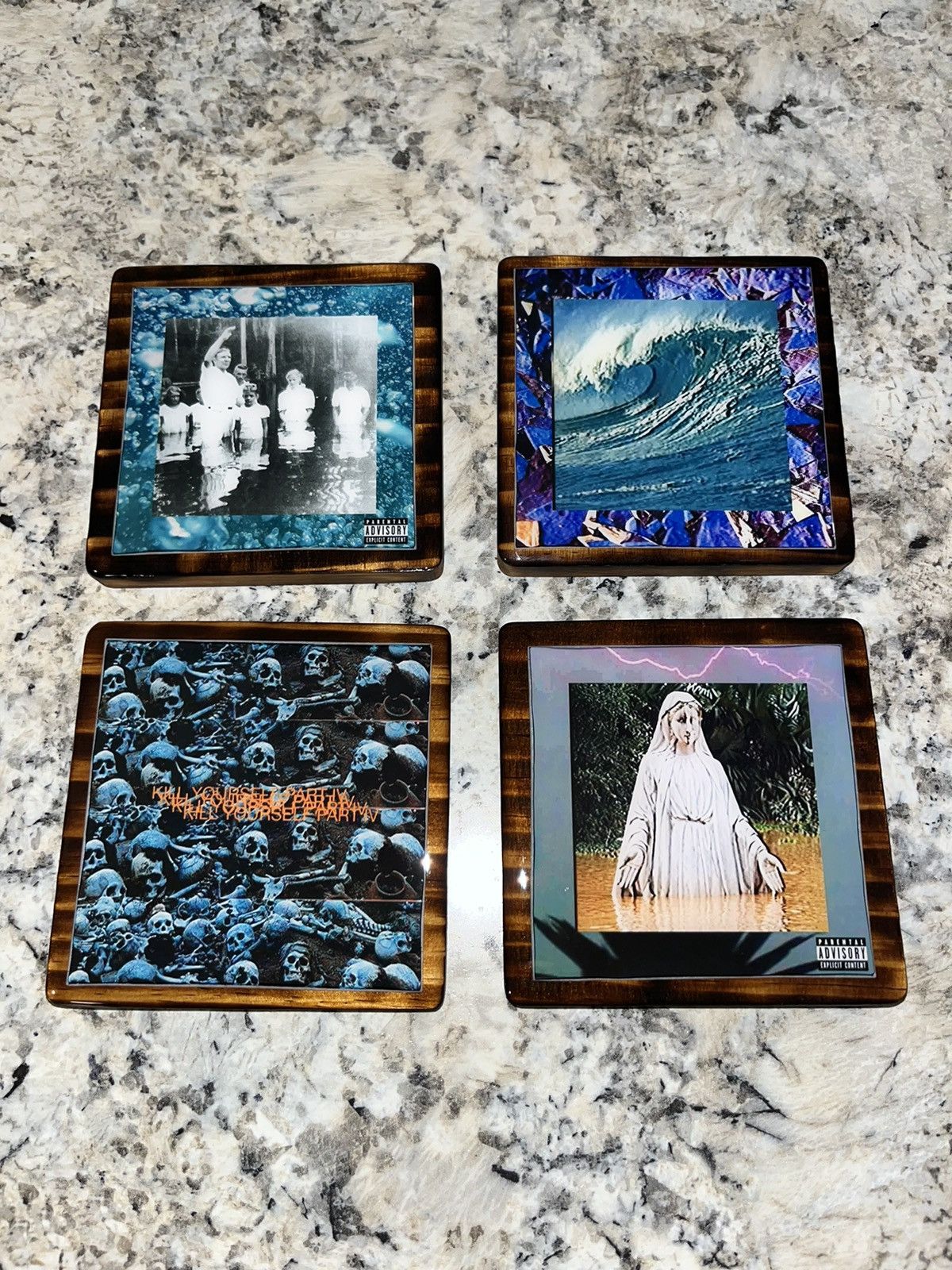 Other Suicideboys drink coasters (4pc set) Size ONE SIZE - 3 Thumbnail