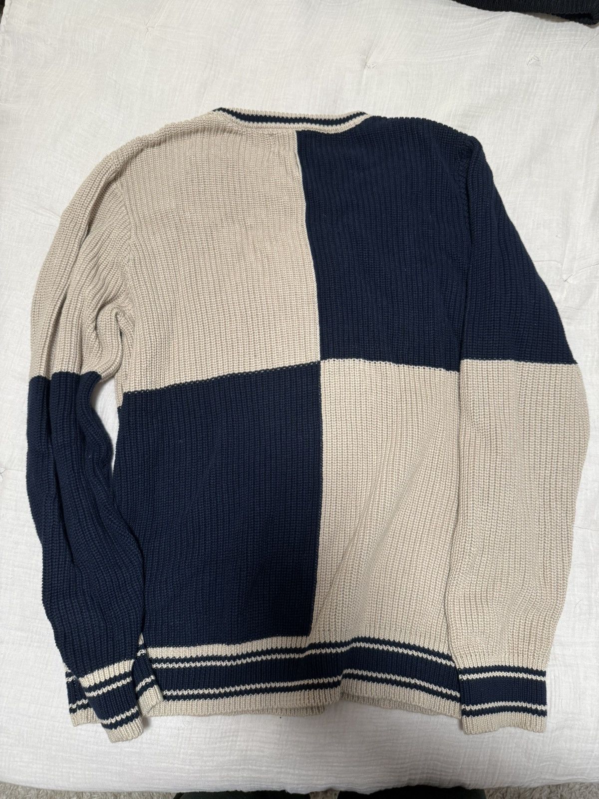 Only NY OnlyNY Block Print Knit Sweater Size US M / EU 48-50 / 2 - 3 Thumbnail