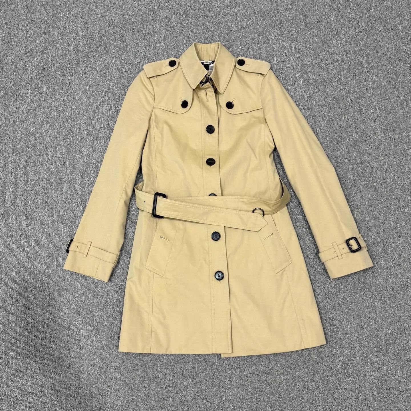 Burberry Burberry Khaki Trench Coat UK4 99 New Size XS / US 0-2 / IT 36-38 - 1 Thumbnail