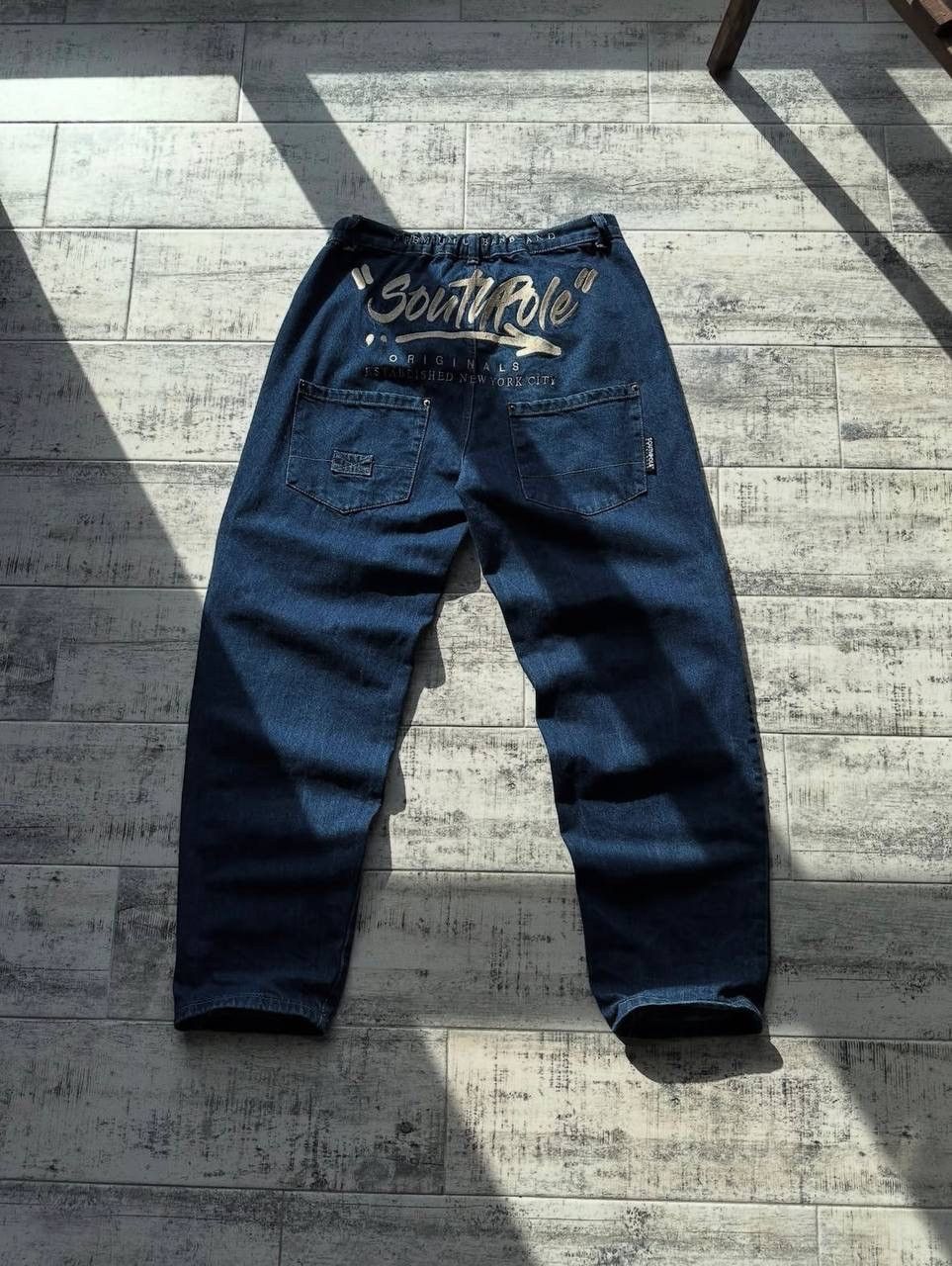 Southpole Southpole baggy big logo denim jeans Size US 34 / EU 50 - 5 Thumbnail