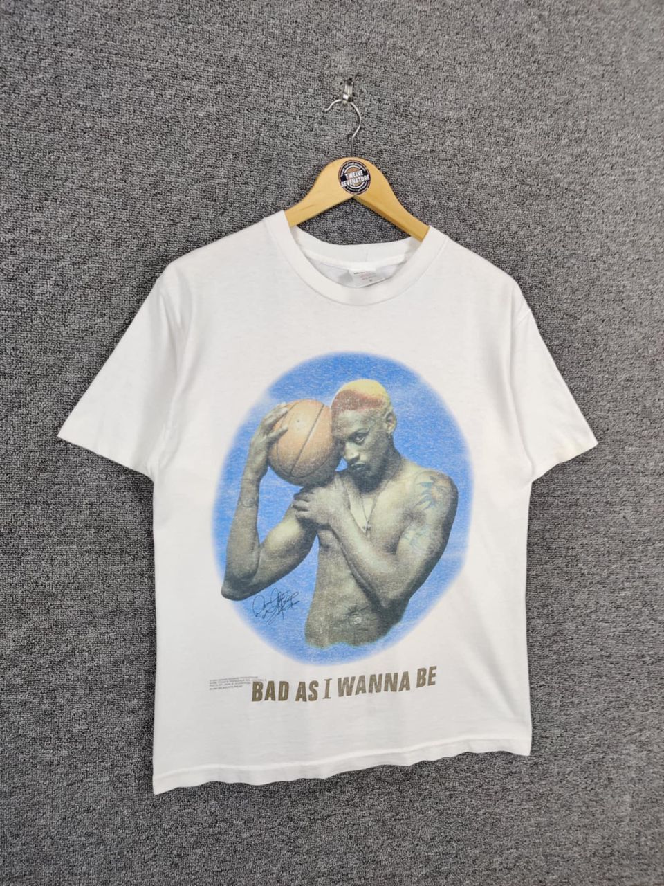 NBA Vintage 90s Dennis Rodman Bad As i Wanna Be Tee Tshirt Size US M / EU 48-50 / 2 - 5 Thumbnail