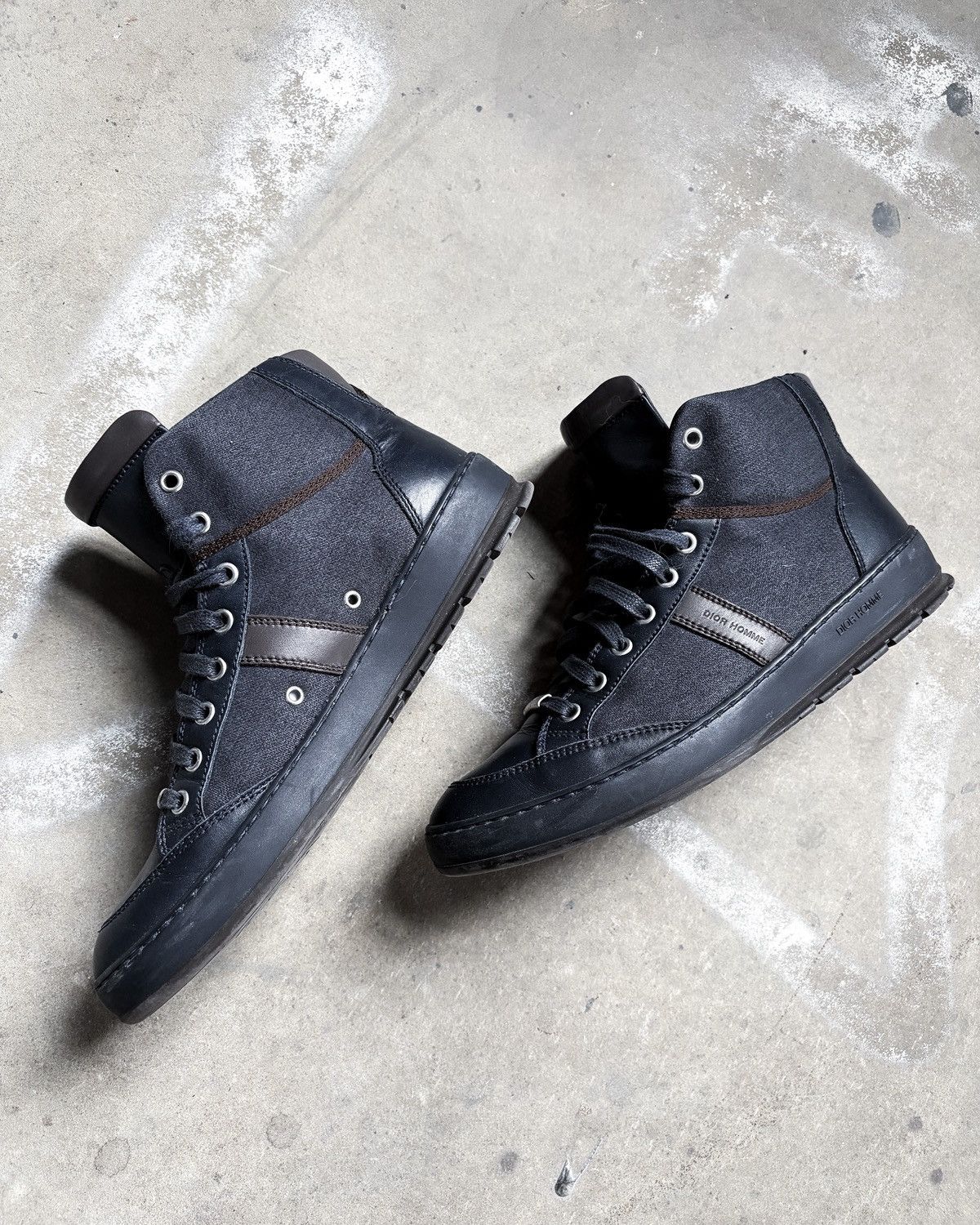 Dior A/W11 GAT HIGH TOP B18 SNEAKERS Size US 7 / EU 40 - 5 Thumbnail