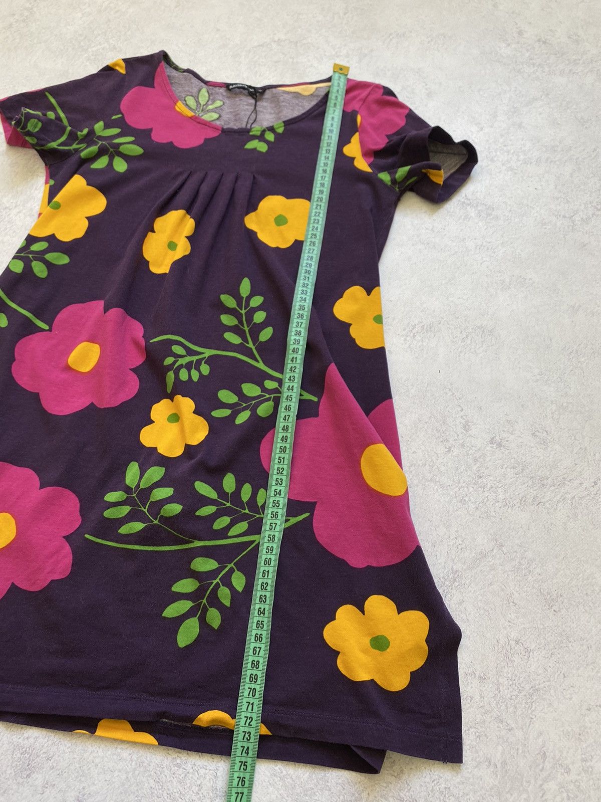 Marimekko Marimekko Multicolor Floral Short Sleeve Mini Dress Size XS Size XS / US 0-2 / IT 36-38 - 14 Thumbnail