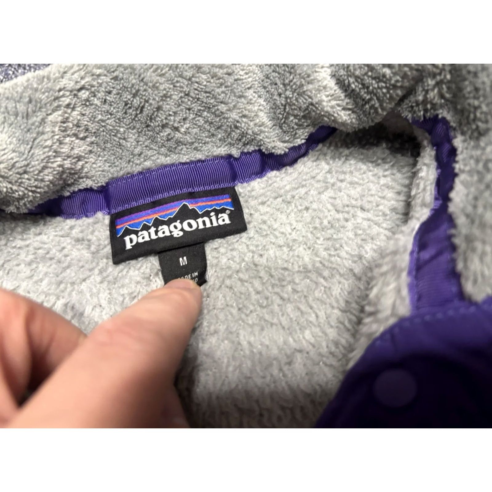 Patagonia Patagonia Women's Re-Tool Pullover Jacket Gray Purple Size M Size M / US 6-8 / IT 42-44 - 4 Thumbnail