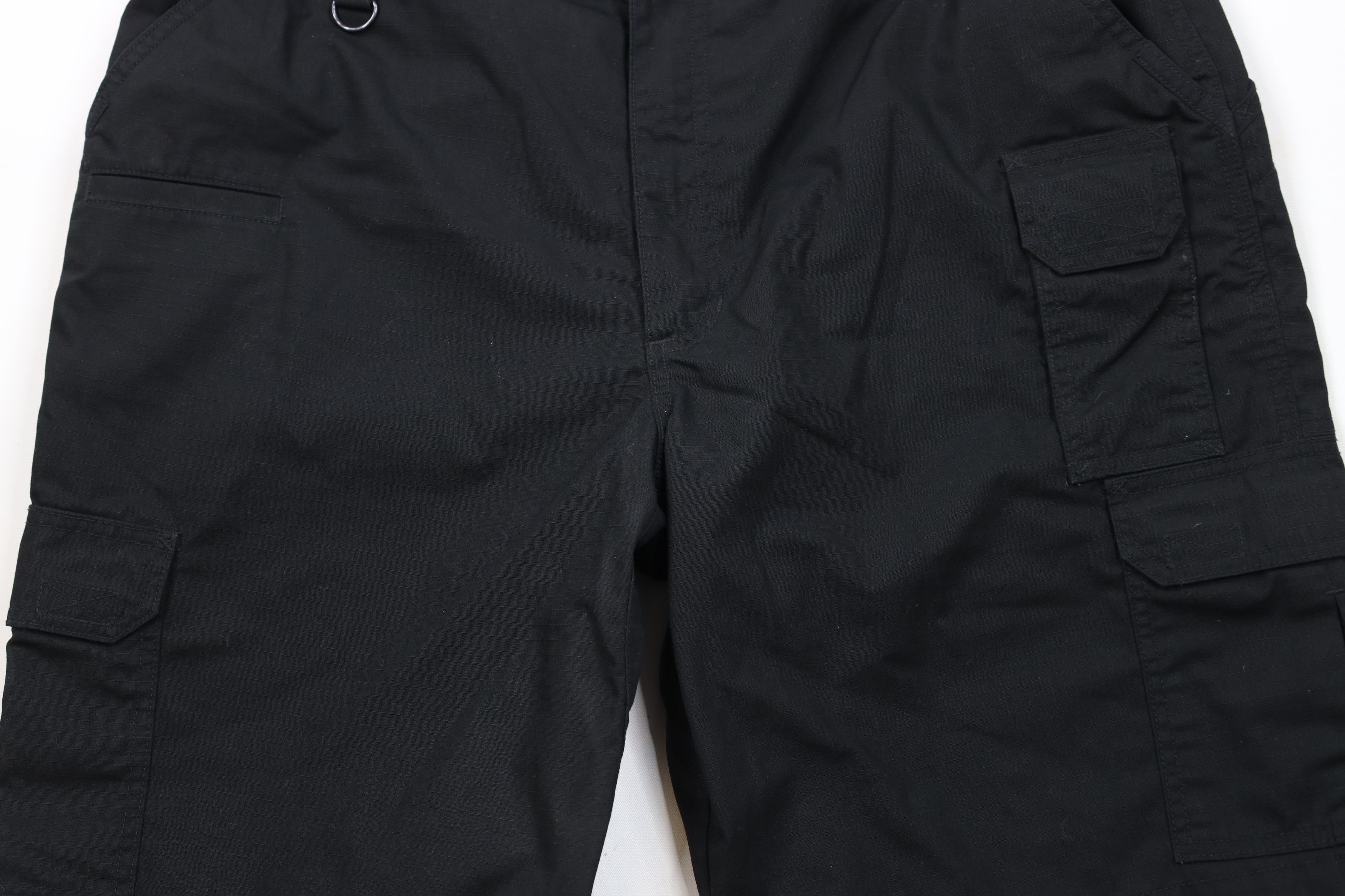 Vintage 5.11 Tactical Series Pro Ripstop Uniform Cargo Shorts Black Size US 38 / EU 54 - 3 Thumbnail