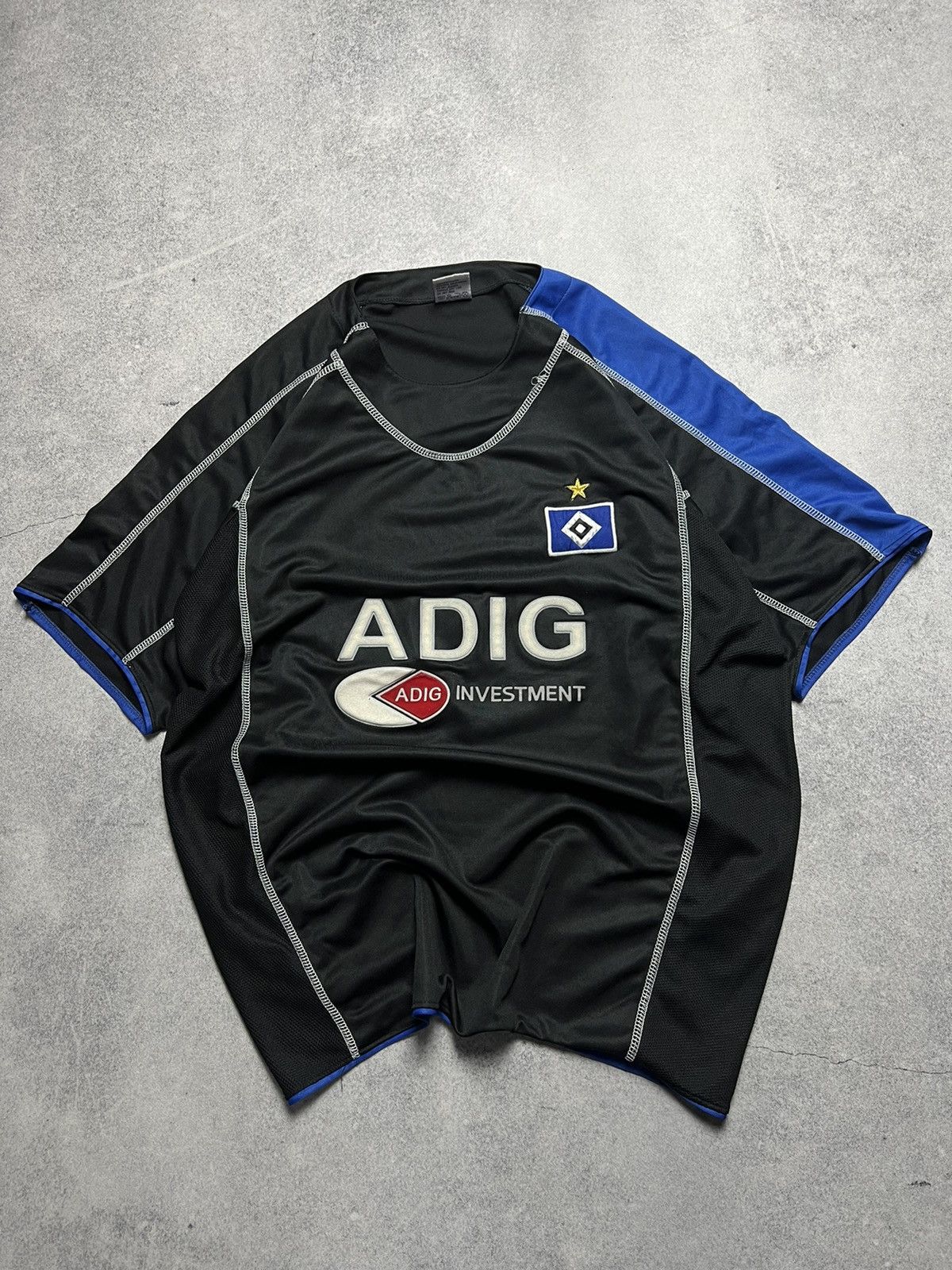 Vintage Vintage Hamburg SV Blockcore Style Y2K Home Soccer Jersey Size US L / EU 52-54 / 3 - 1 Thumbnail